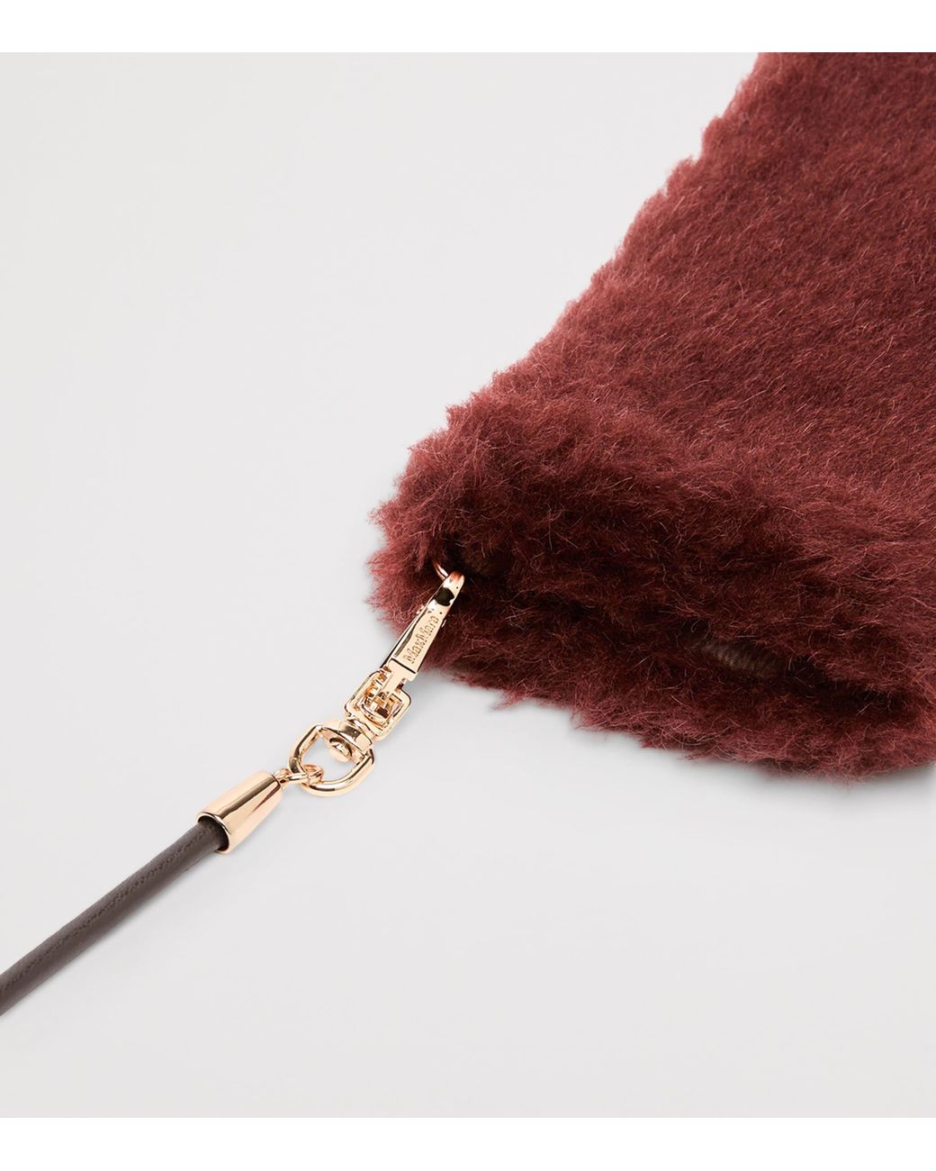 Max Mara Purple Alpaca-Wool-Silk Mittens