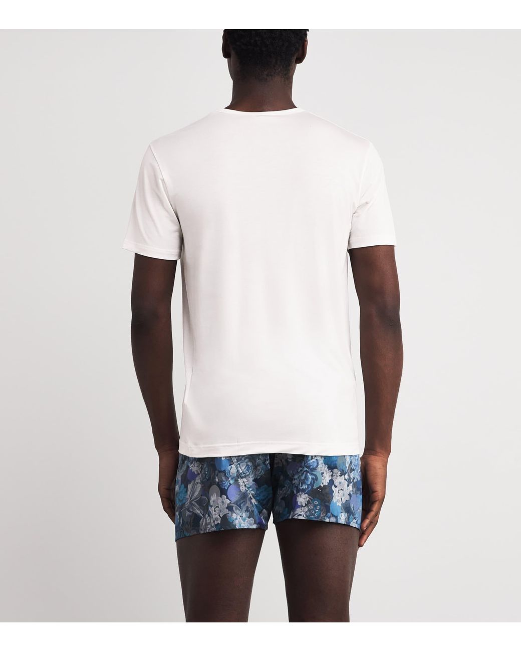 Sunspel White Tencel Stretch T-Shirt for men