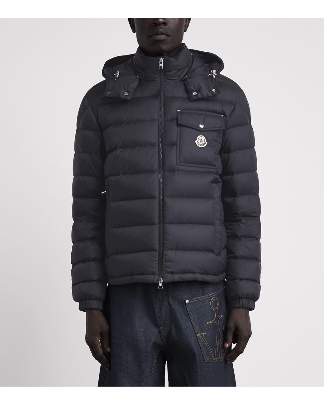 Moncler Black Down Verith Jacket for men