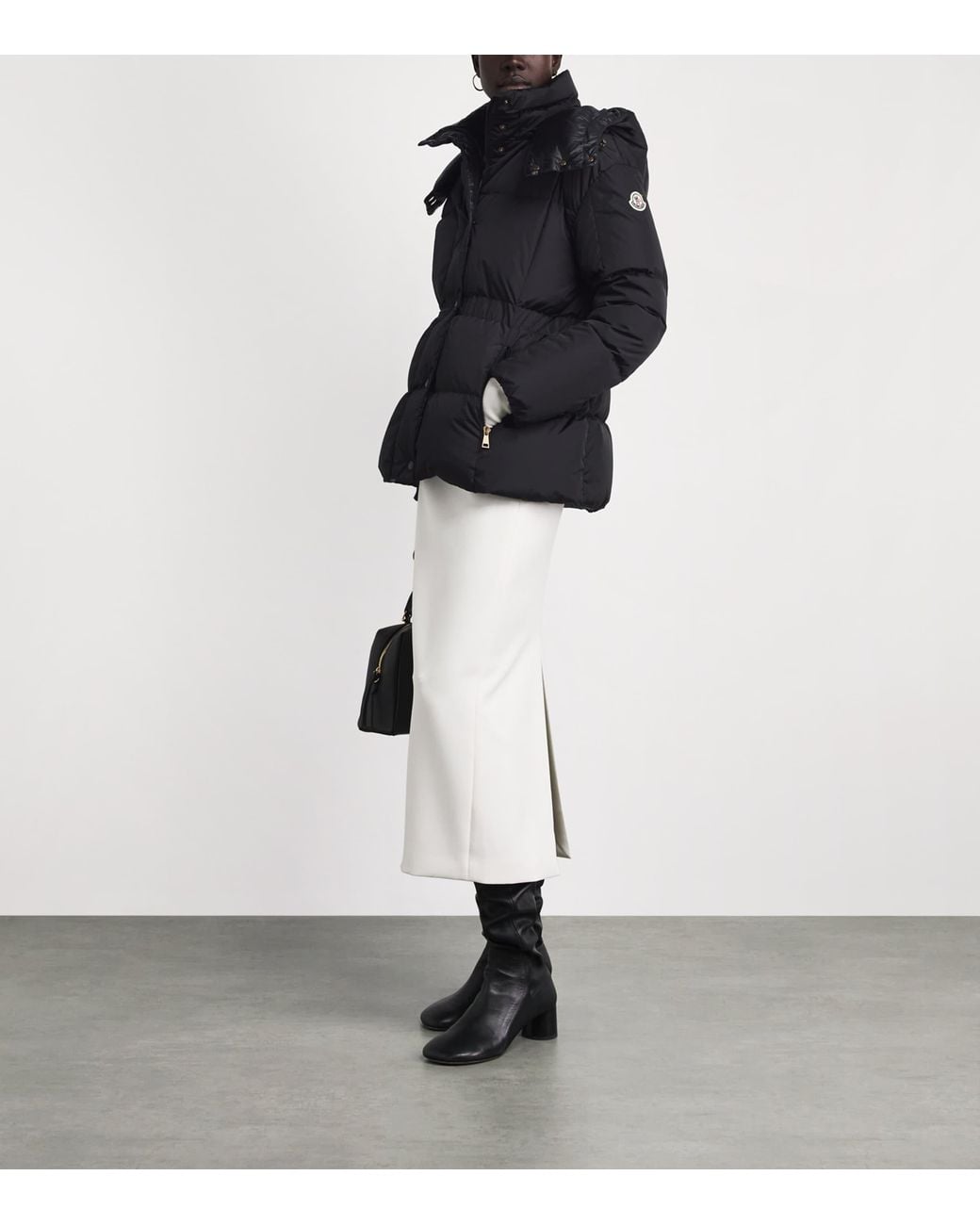 Moncler Black Down Quilted Agneux Jacket