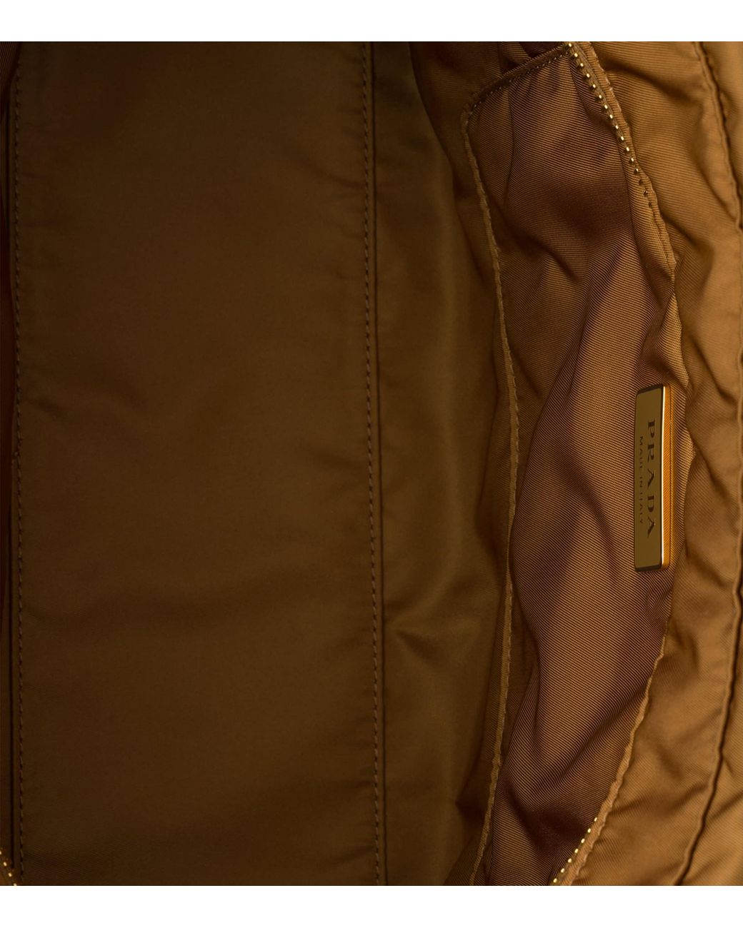 Prada Brown Large Re-Nylon And Leather Explore Shoulder Bag