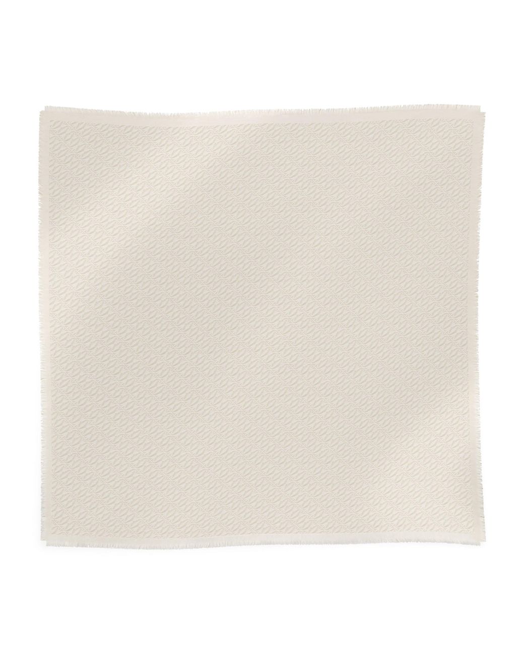 Cartier Natural Silk-Wool C De Shawl