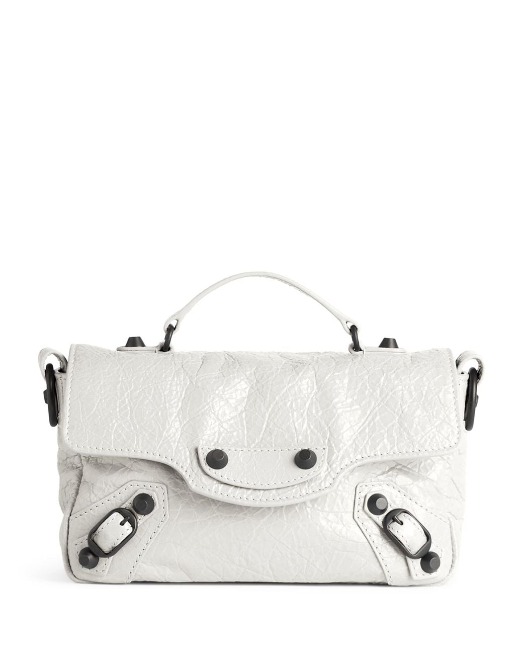 Balenciaga Natural Nano Leather Le City Top-Handle Bag