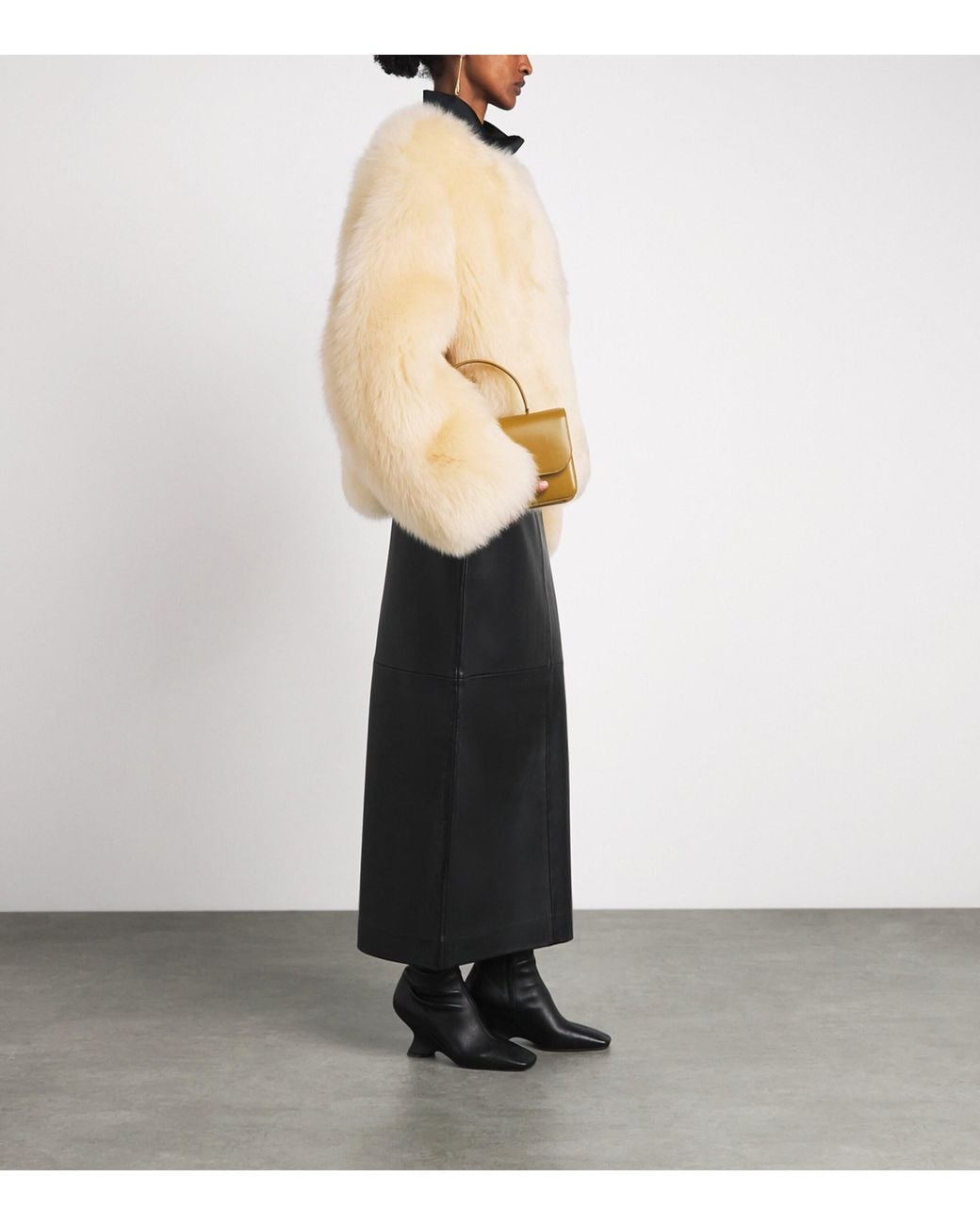 Charoux Natural Shearling Calin Coat