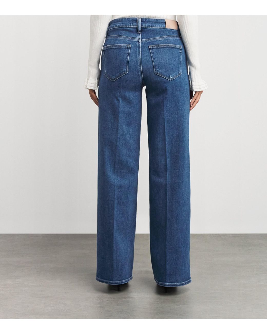 PAIGE Blue Tatum Wide-Leg Jeans