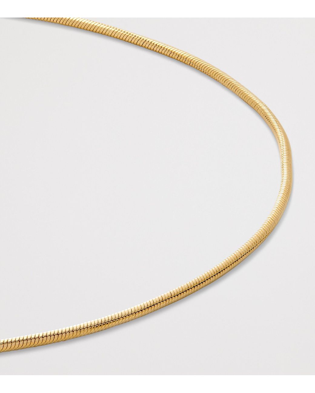 Monica Vinader Natural Vermeil Thin Snake Chain