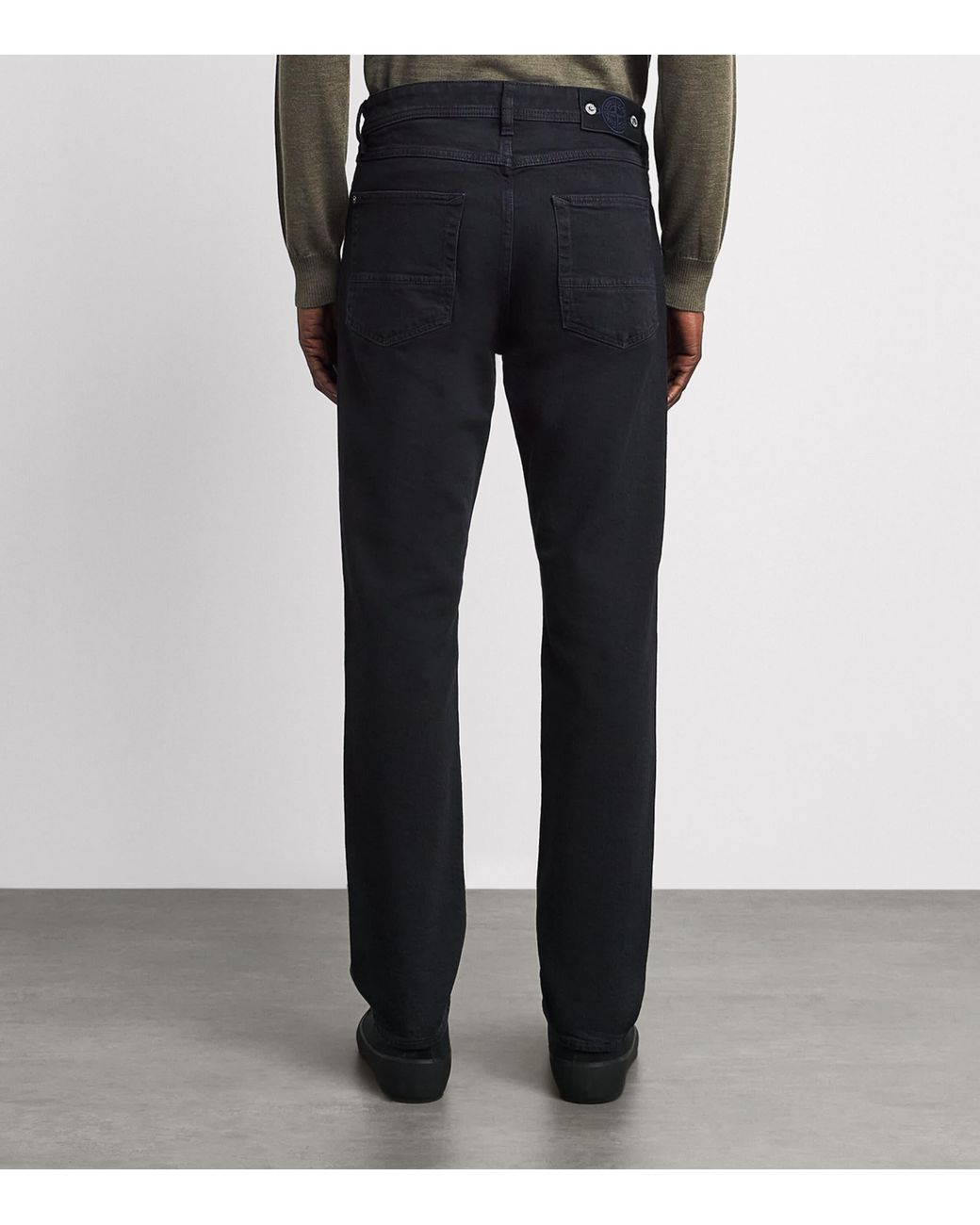 Stone Island Black Slim Jeans for men