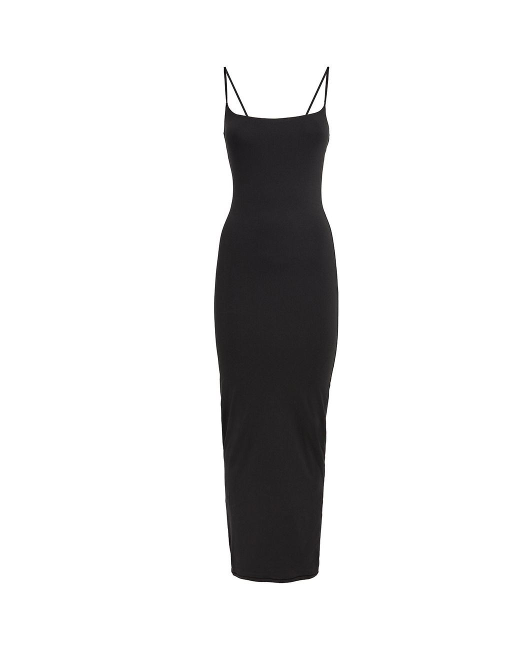 Skims Soft Lounge Long Slip Dress in Black | Lyst