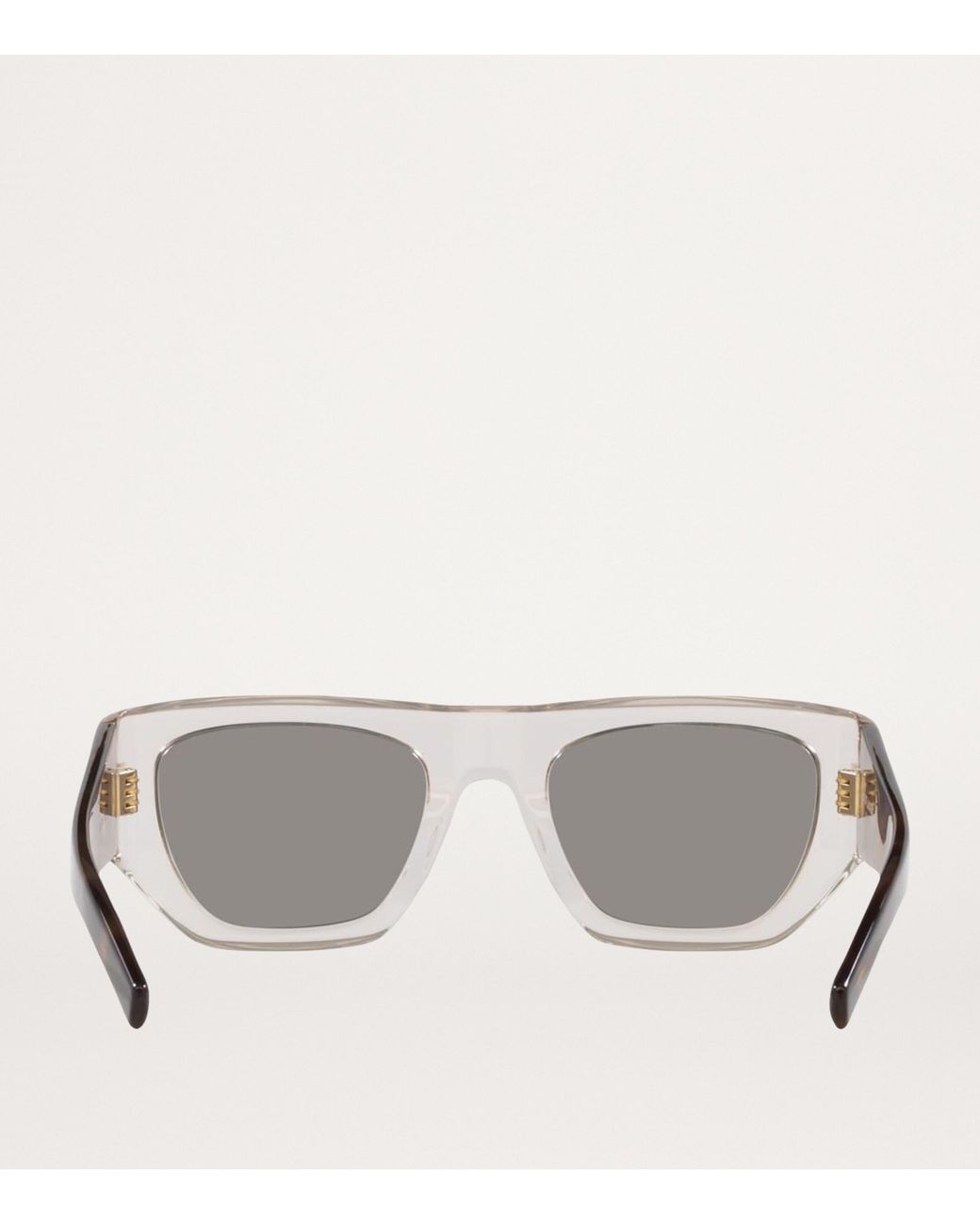 Saint Laurent Gray Sl 740 Pillowed Square Sunglasses