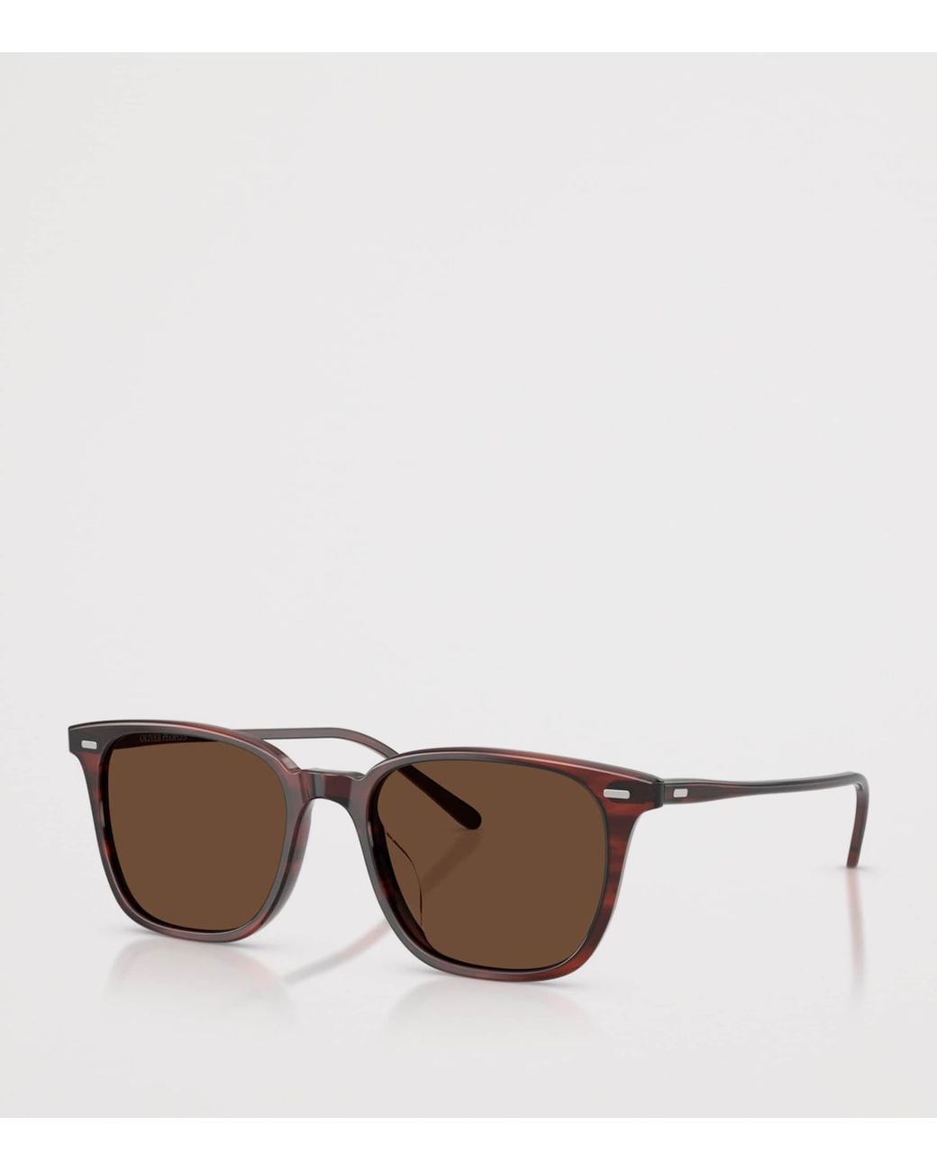 Oliver Peoples Brown Laedin Square Sunglasses