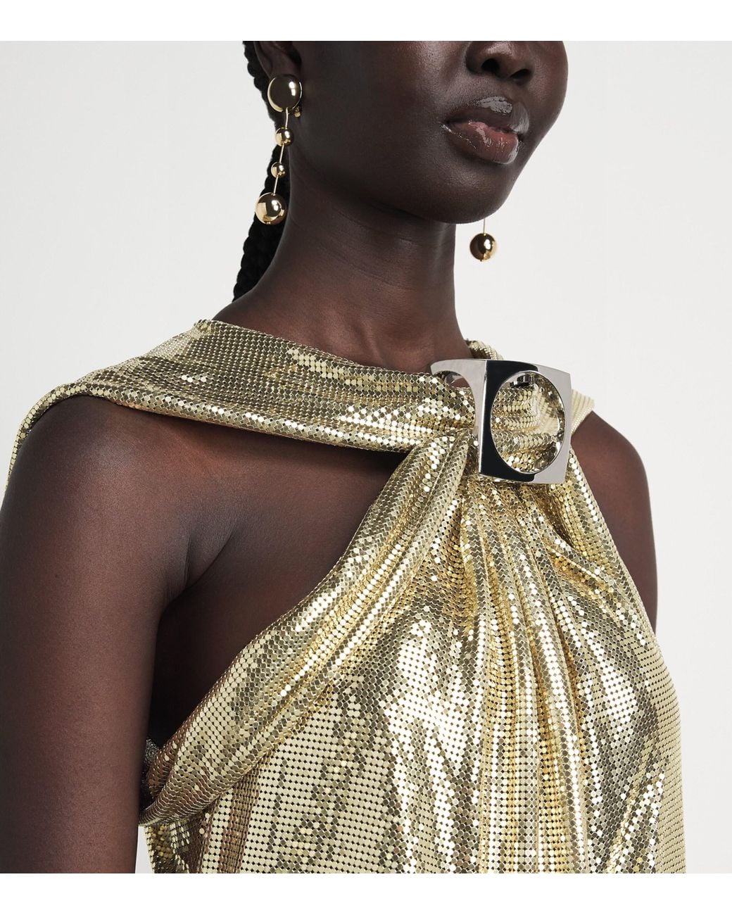 Rabanne Metallic X Dinh Van Chainmail Gown