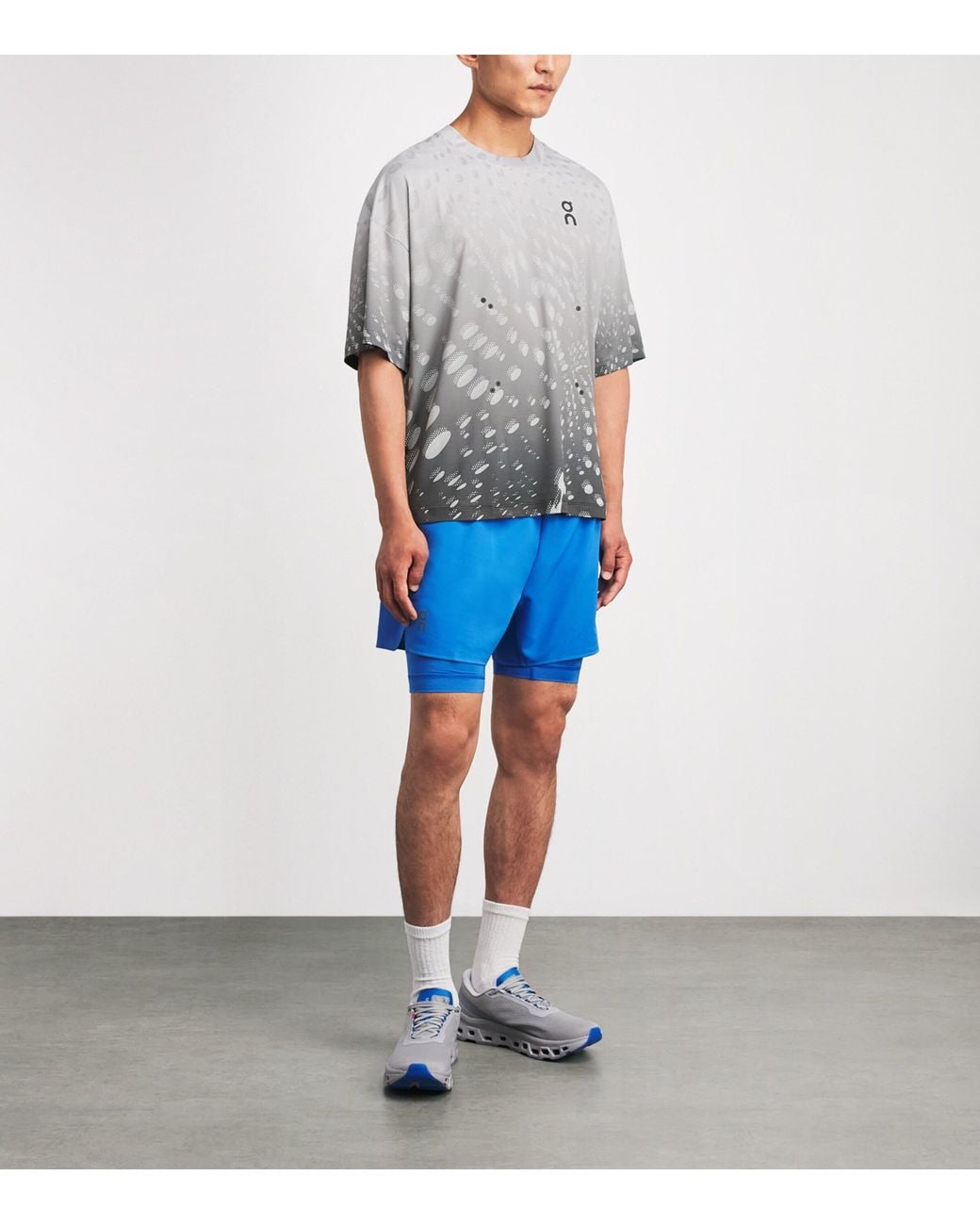 On Shoes Gray Performance Volt T-Shirt for men