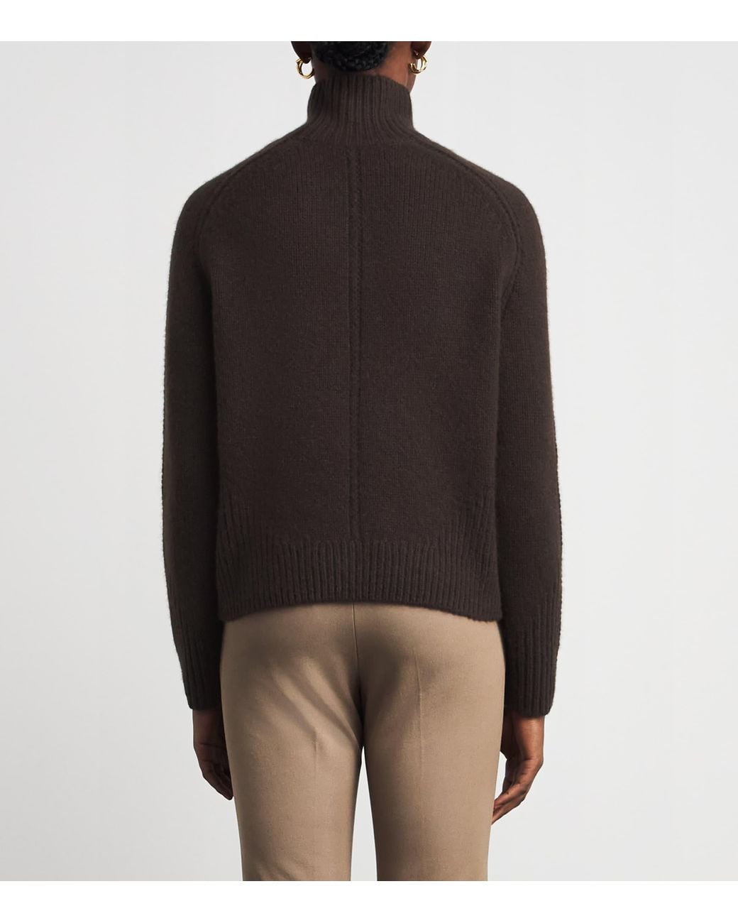 Joseph Brown Cashmere Rollneck Tilly Lofty Sweater
