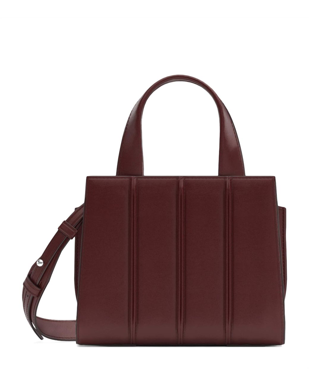 Max Mara Purple Micro Quilted Whitney Top-Handle Bag