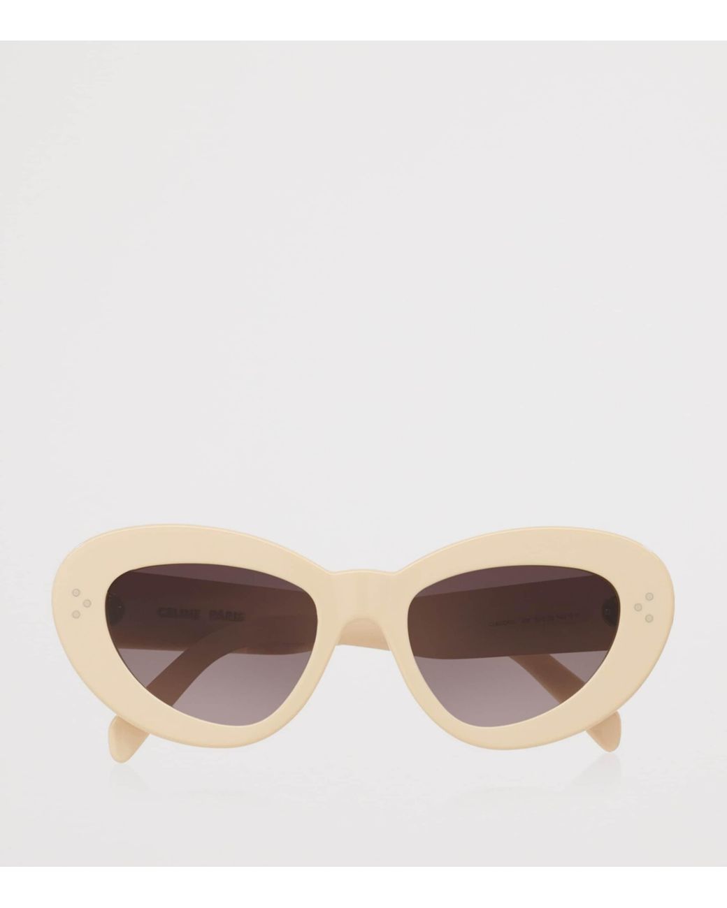 Céline Pink Oversized Cat Eye 3 Dots Sunglasses