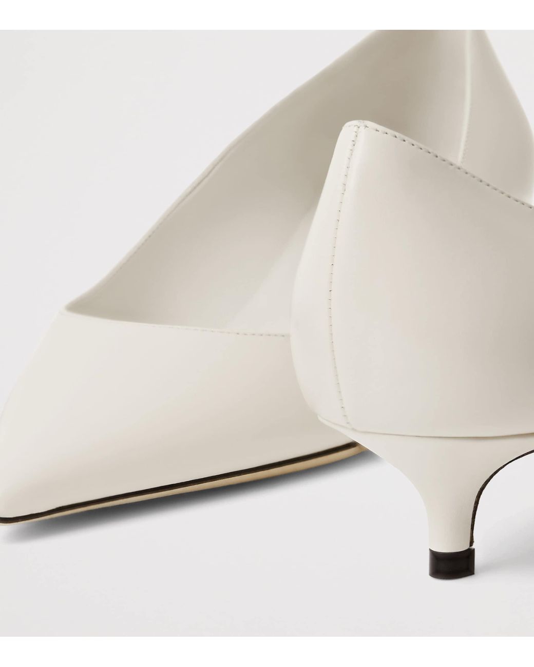 Jimmy Choo Natural Amelia 50 Leather Pumps