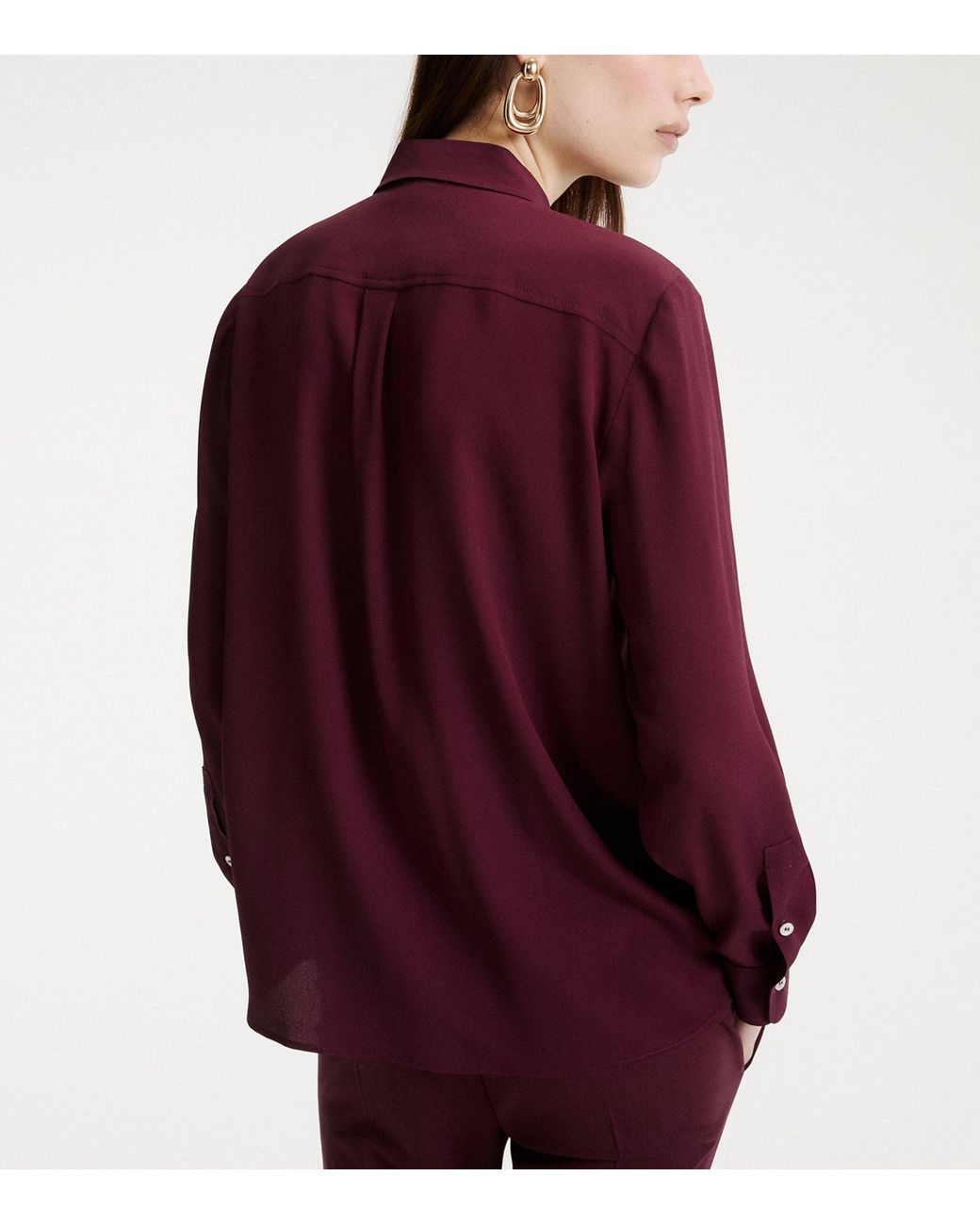 Marella Red Patch-Pocket Shirt