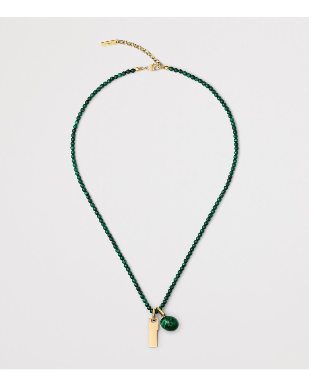 Givenchy Metallic Malachite Tape Necklace