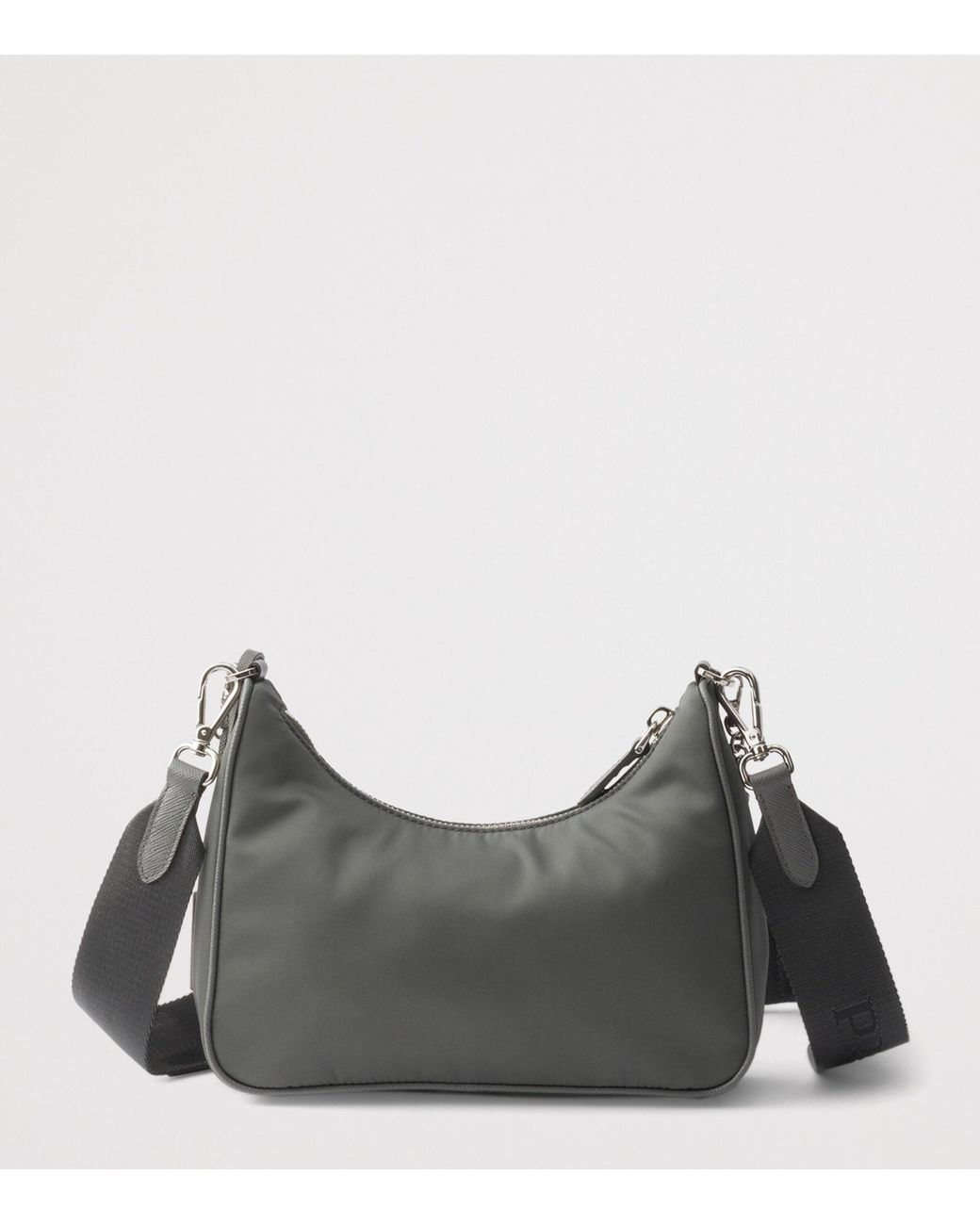 Prada Gray Re-Nylon Re-Edition 2005 Shoulder Bag
