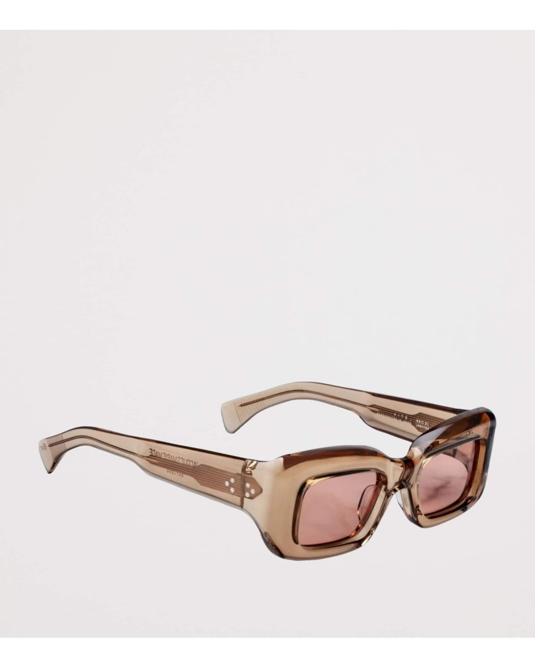 Jacques Marie Mage Pink Vito Rectangle Sunglasses