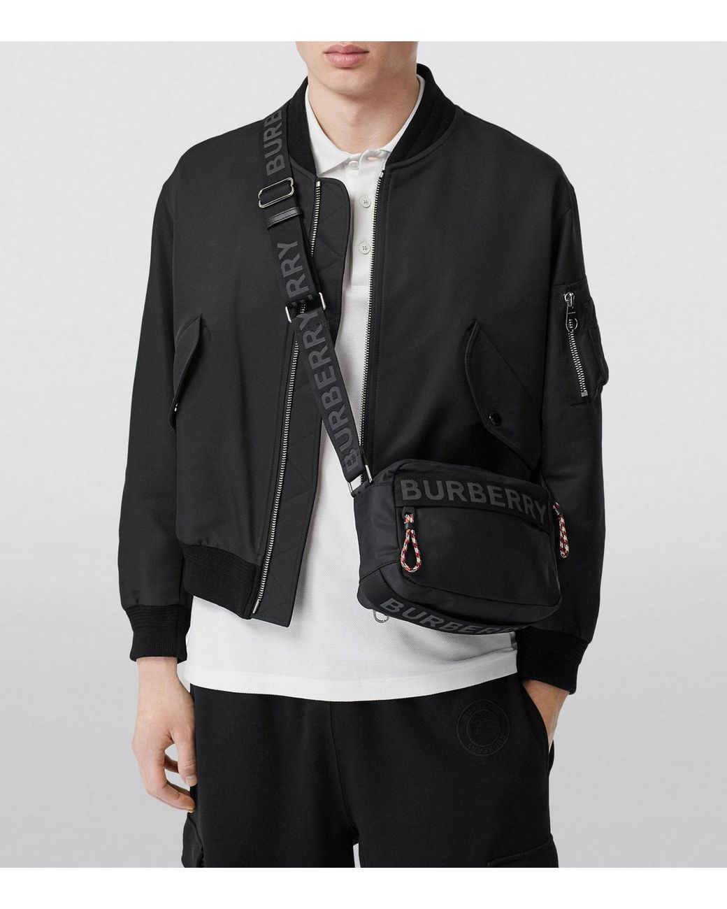 Burberry Logo-Print Cross Body Bag