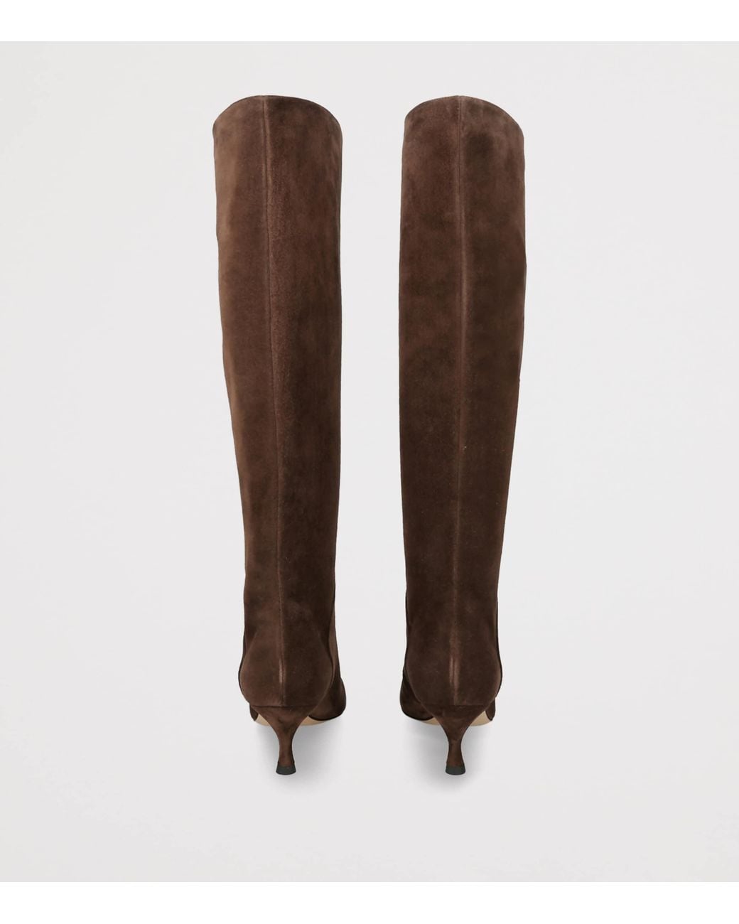Casadei Brown Suede Julia Renna Iconic Knee-High Boots 50