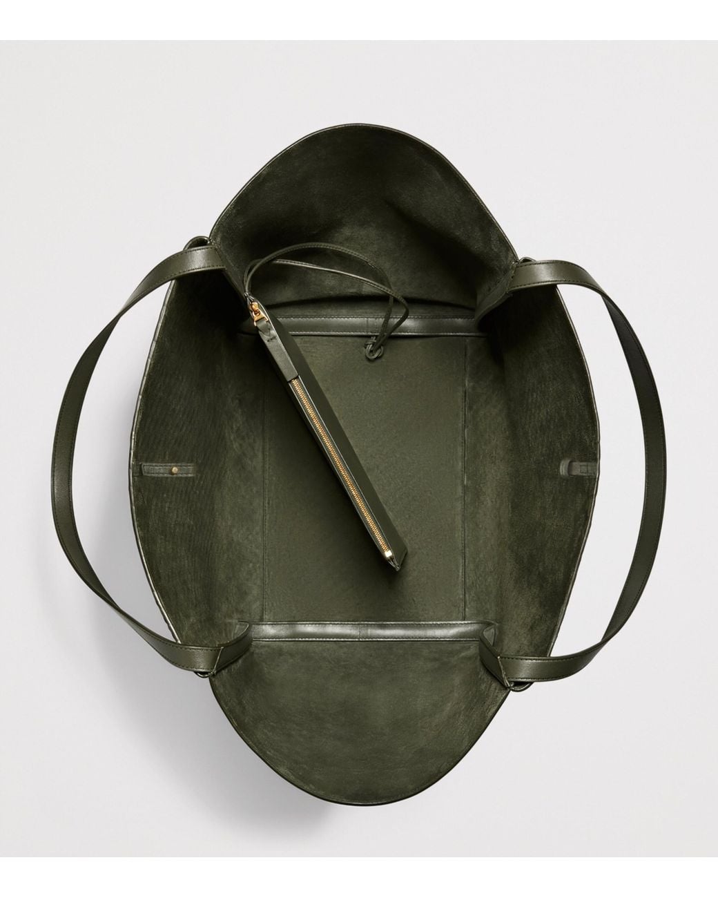 Bottega Veneta Green Large Nappa Leather Corso Shoulder Bag