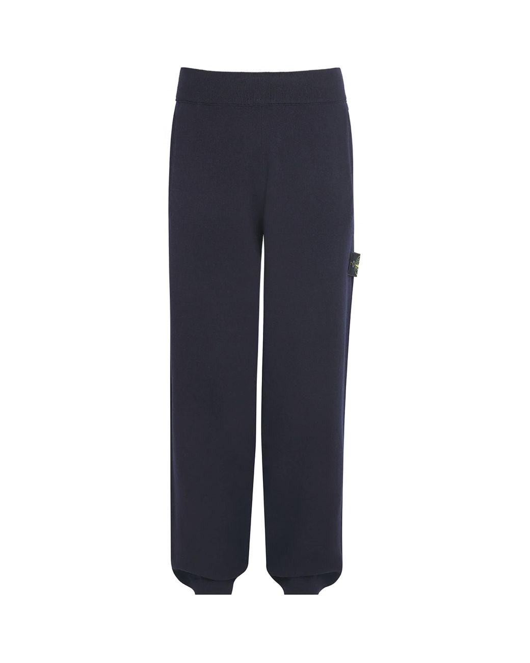Stone Island Blue Virgin Wool-Blend Compass Sweatpants for men