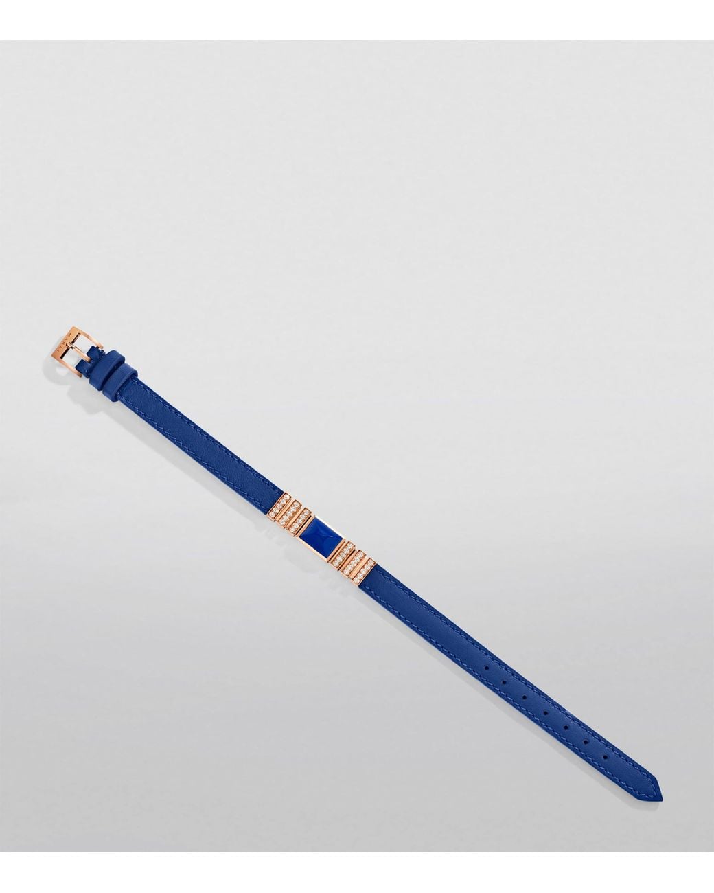 Marli New York Blue Diamond And Nappa Leather Unii Bracelet