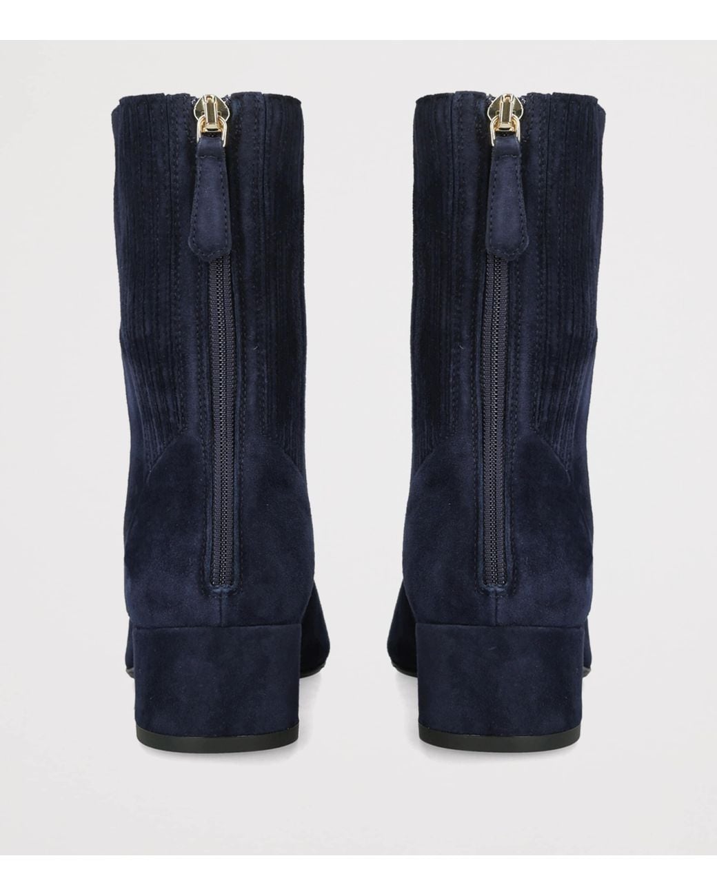 Aquazzura Blue Suede Saint Honor Knee-High Boots 35