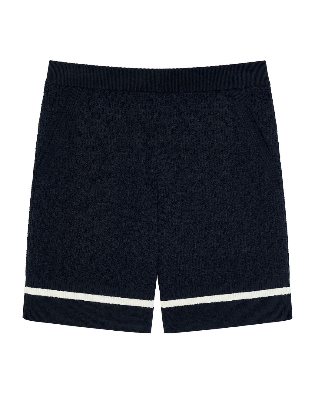Givenchy Blue Cotton Knitted Bermuda Shorts for men