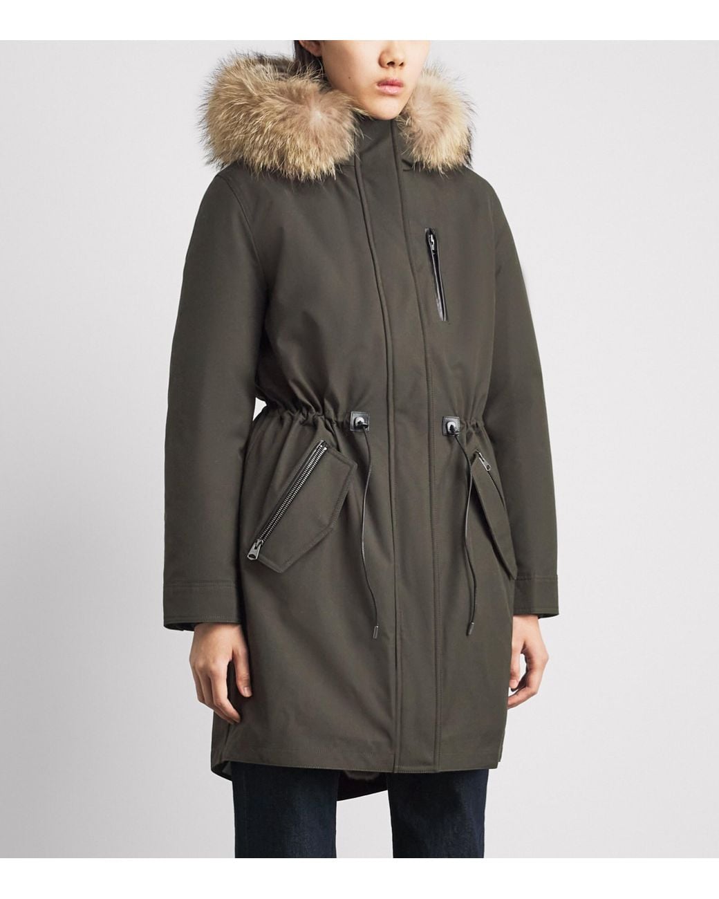 Mackage Gray Fur Rena Parka Jacket