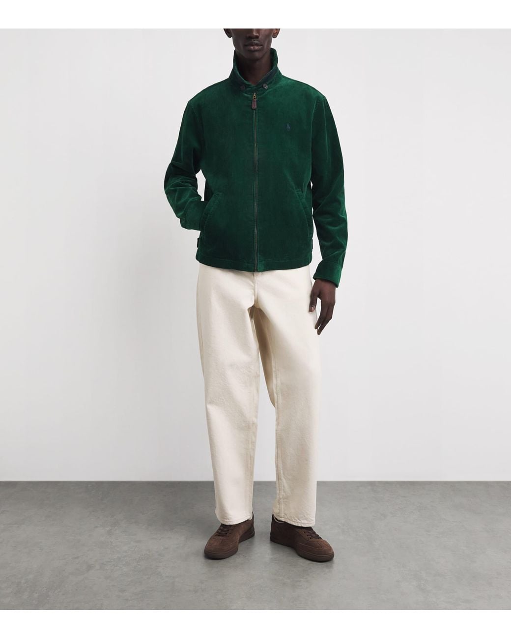 Polo Ralph Lauren Green Cotton Corduroy Wynton Jacket for men