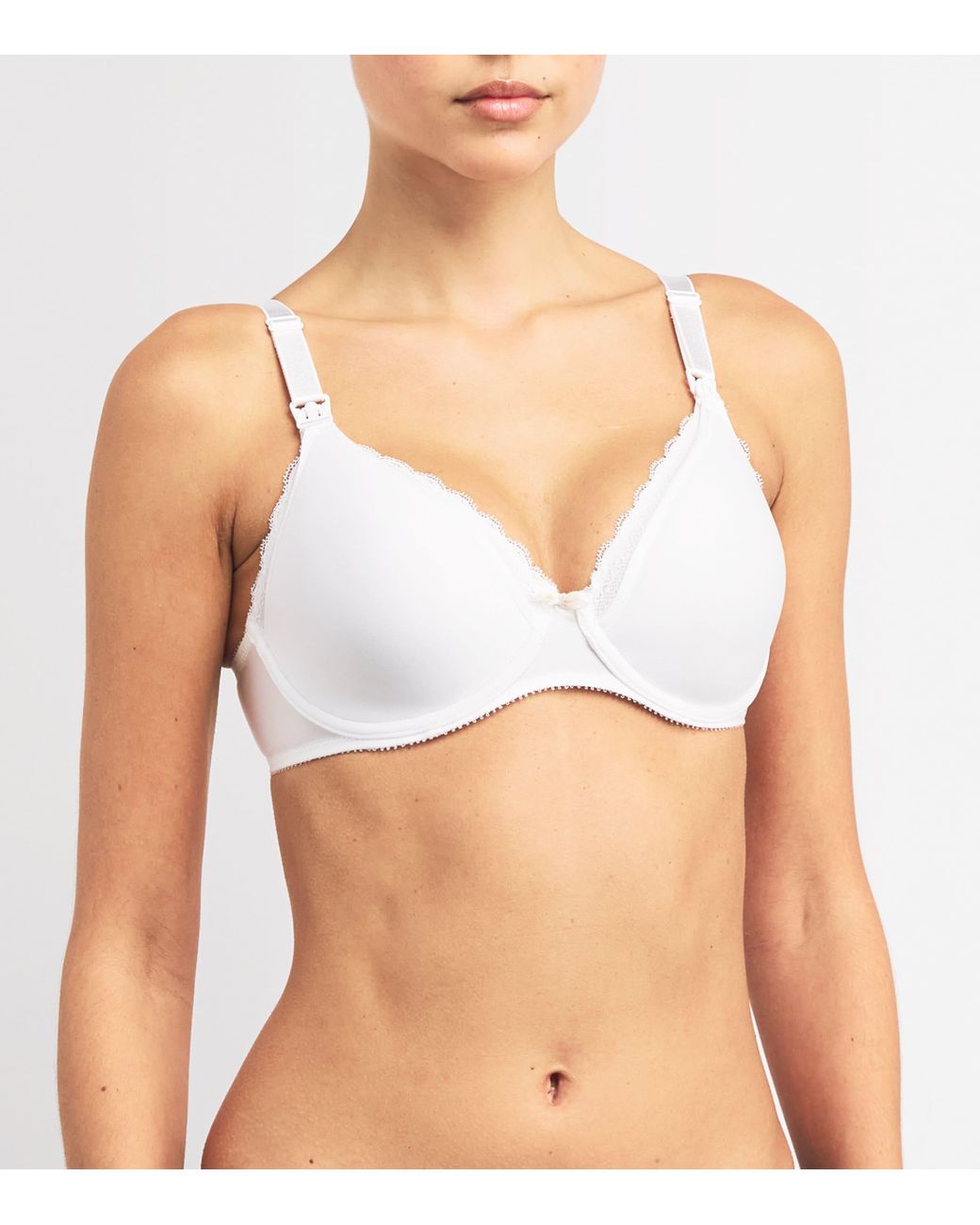 Chantelle White Maternity Nursing Spacer Bra