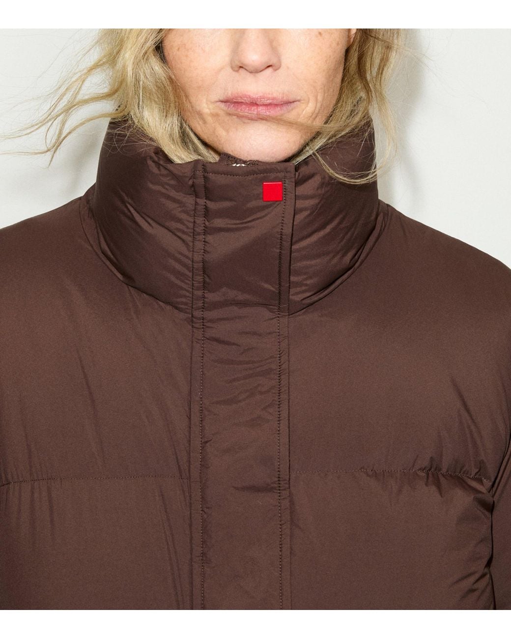 MAX&Co. Brown Quilted Down Jacket