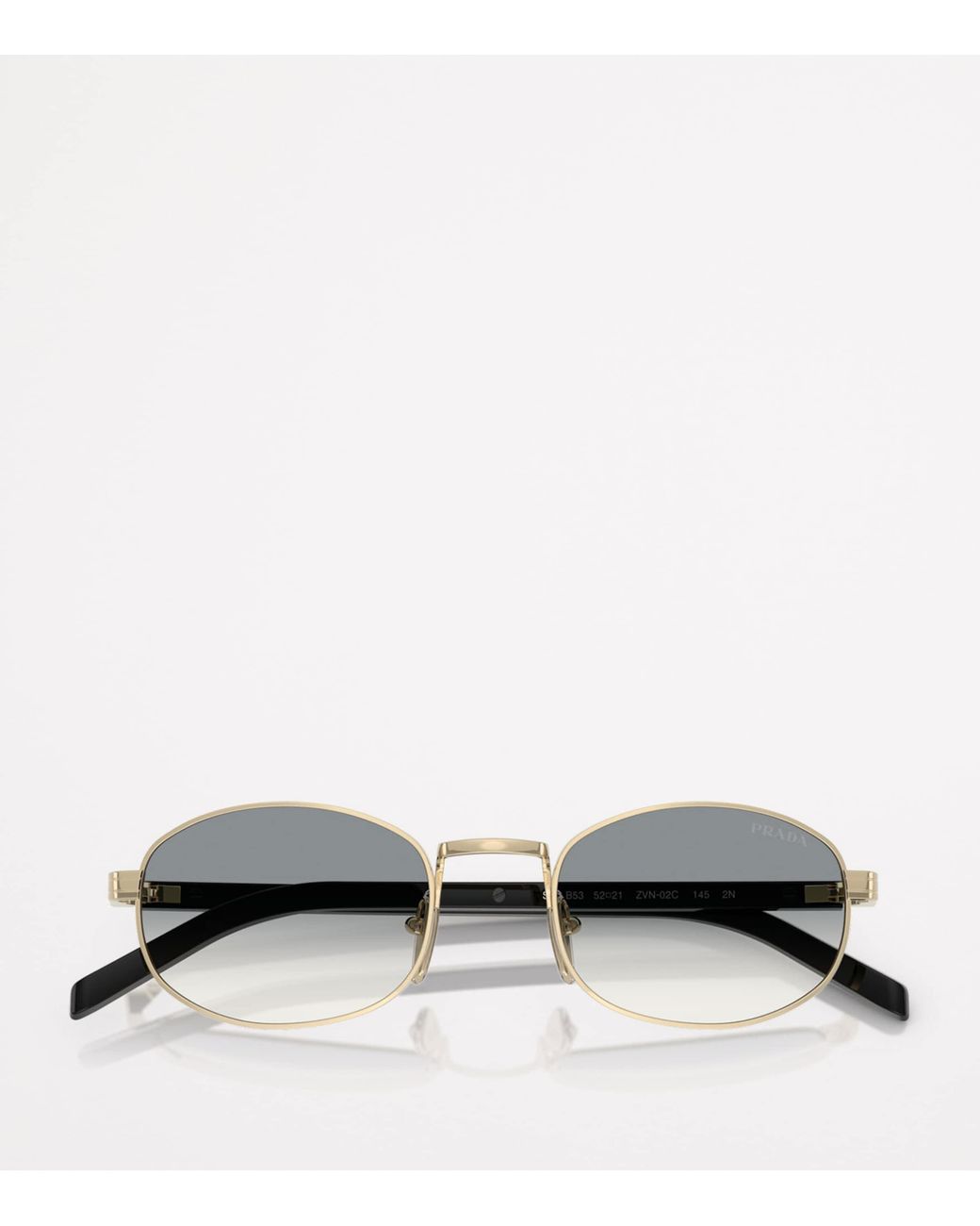 Prada Gray Steel Pr B53S Sunglasses