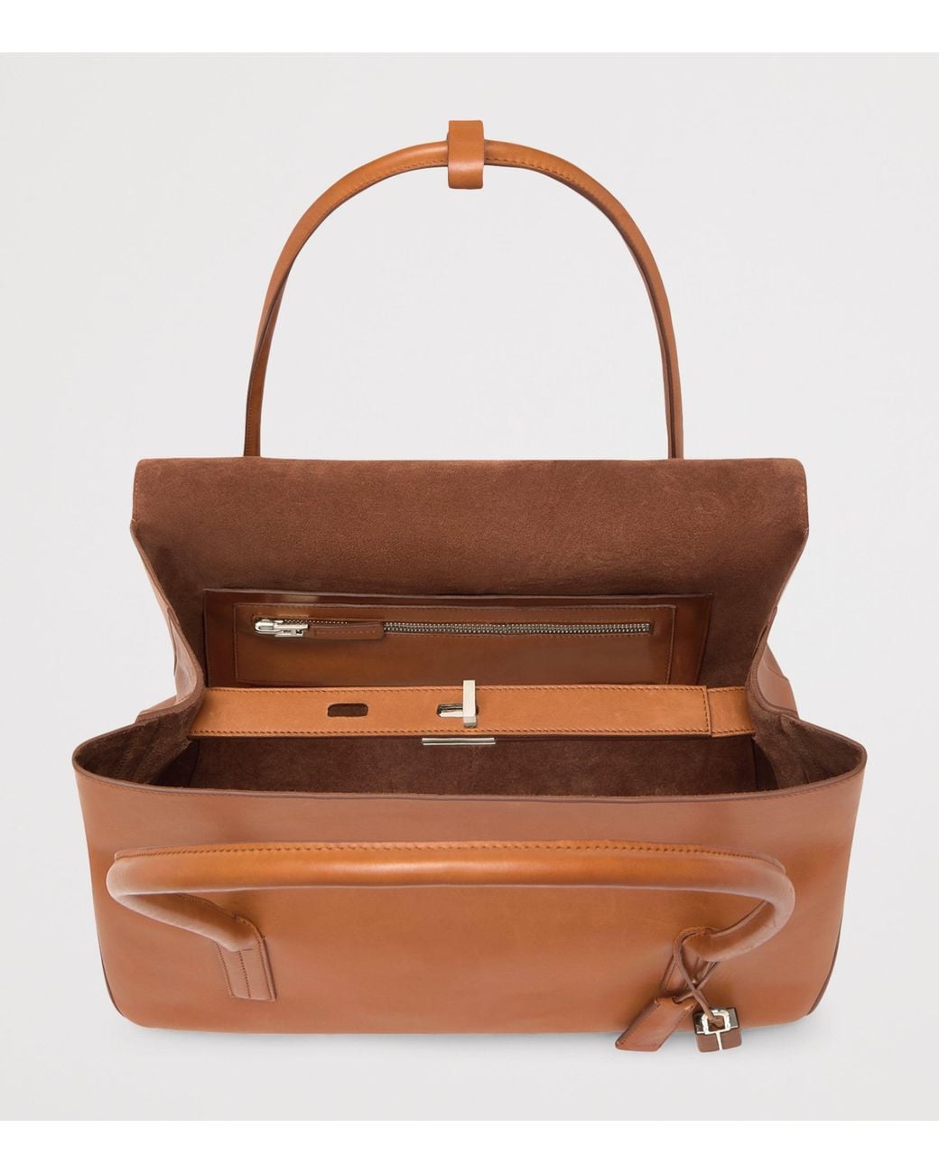 Tom Ford Brown Large Leather Eclipse Shoulder Bag