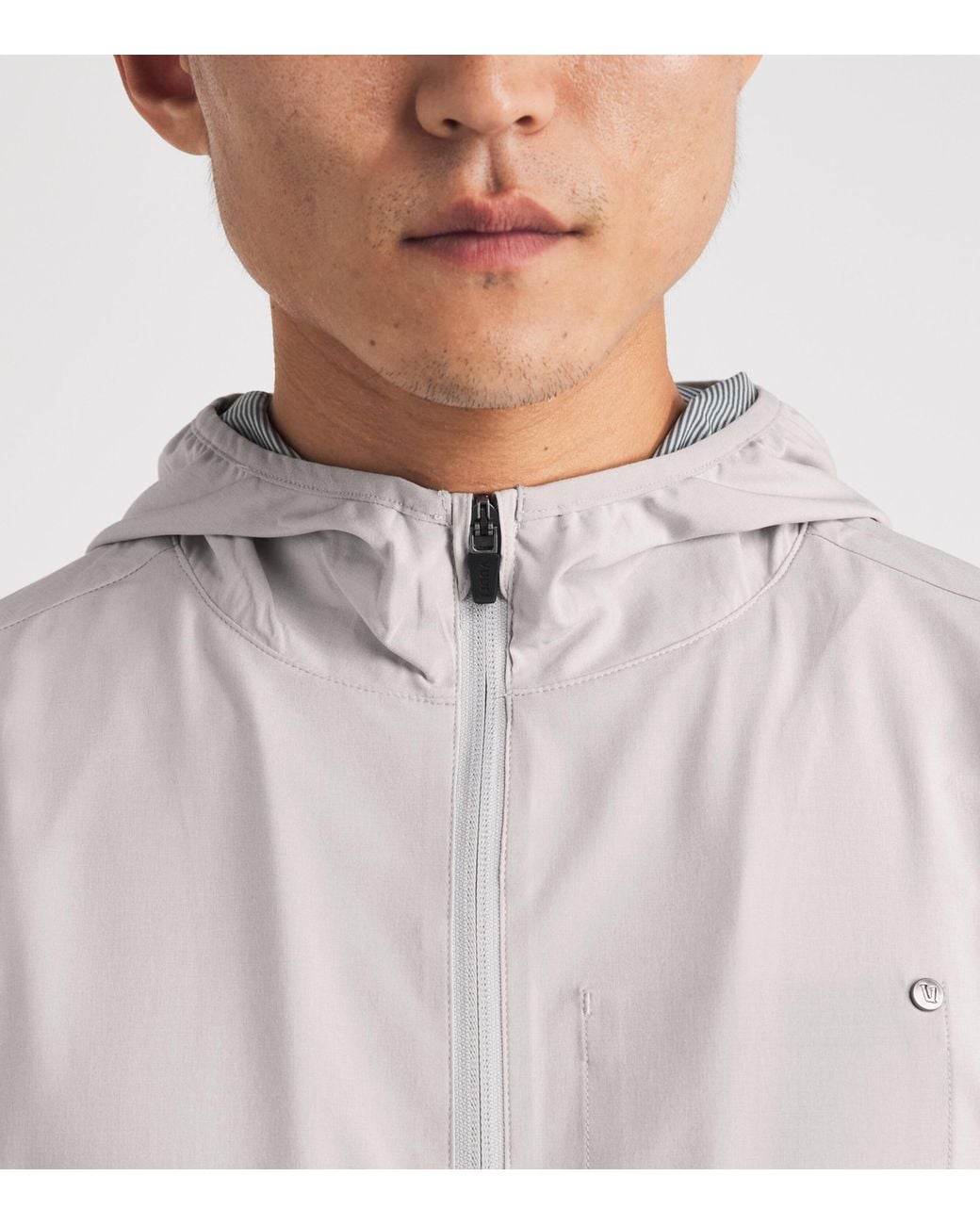 vuori White Outdoor Trainer Shell Jacket for men