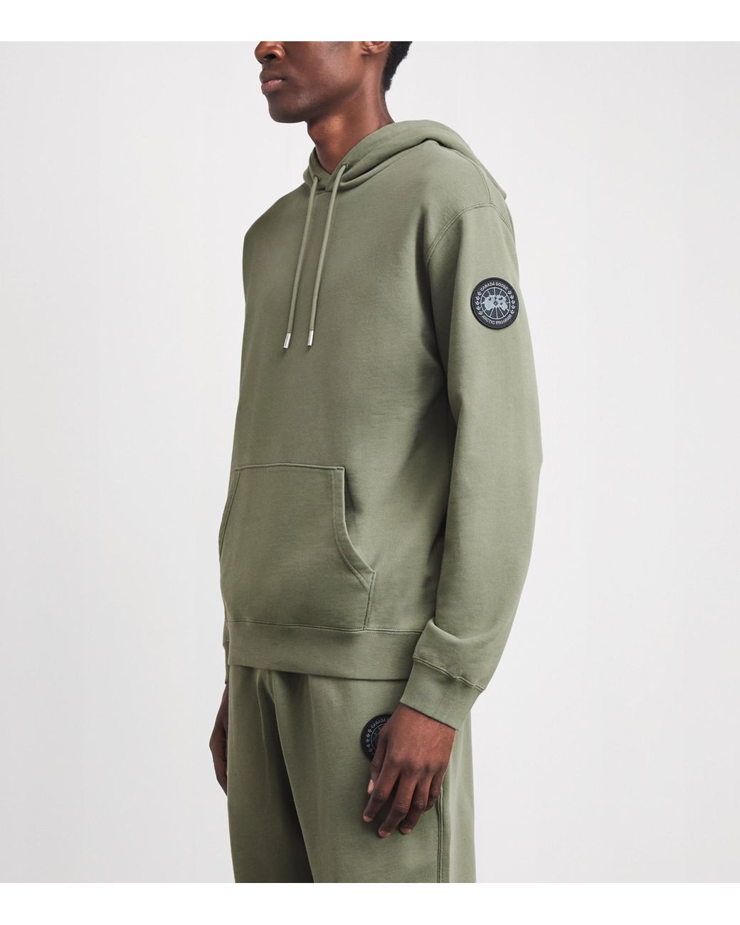Canada Goose Green Organic Cotton Loon Hoodie for men