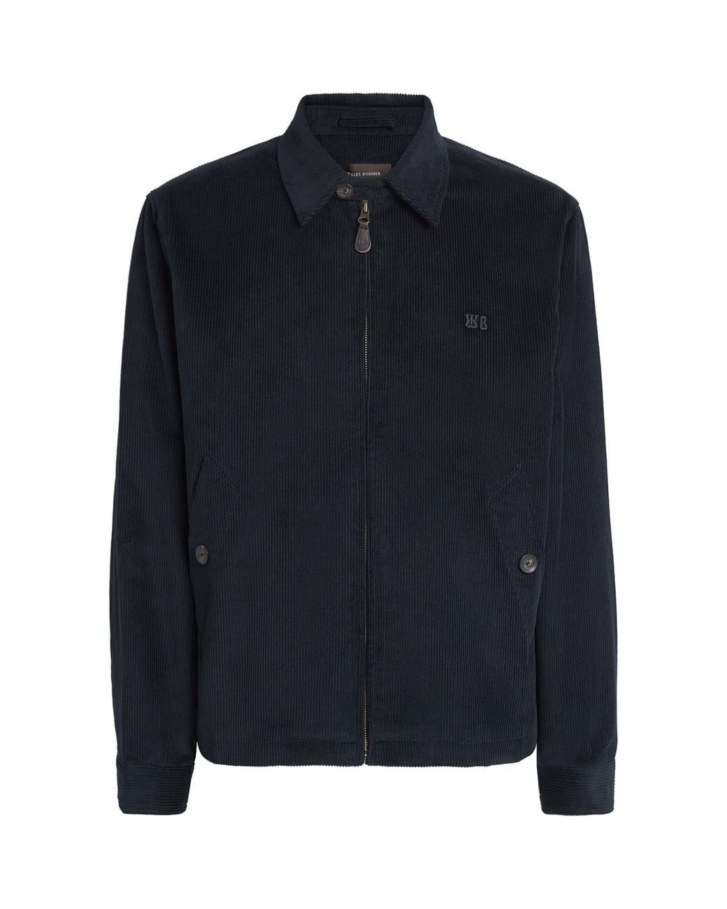 Wales Bonner Blue Corduroy Drew Shacket for men