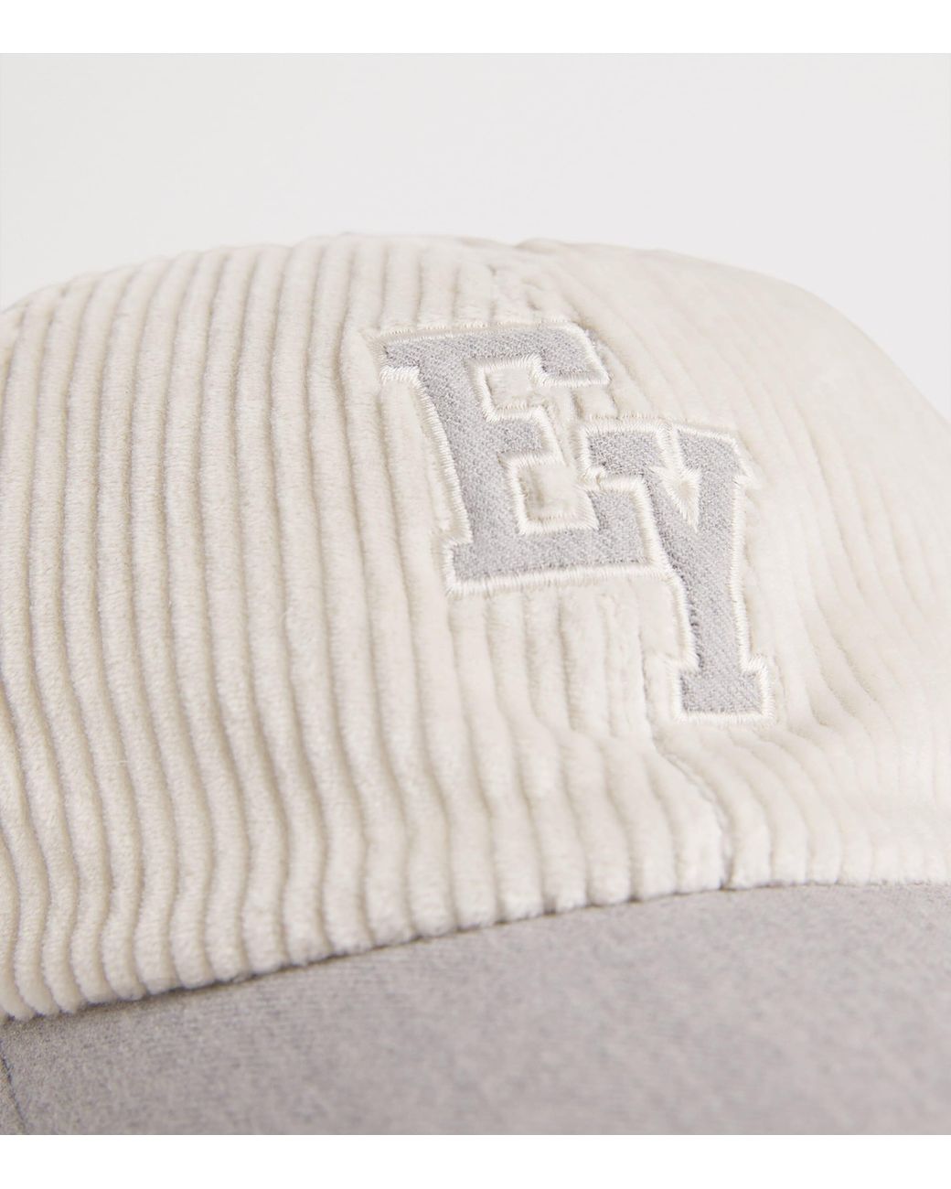 Eleventy Natural Embroidered Logo Baseball Cap for men