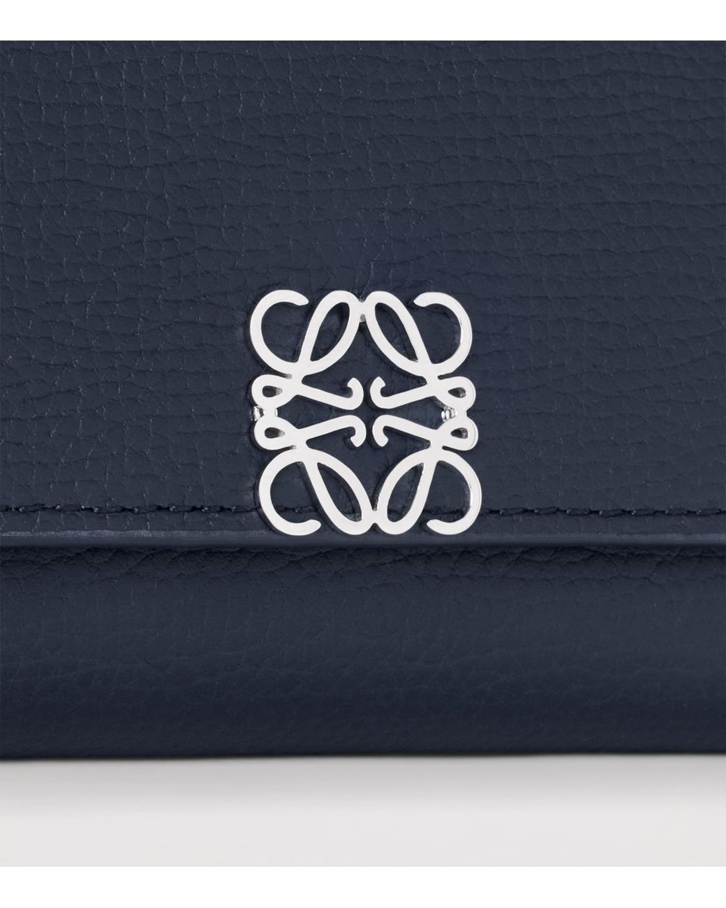 Loewe Blue Small Leather Anagram Wallet