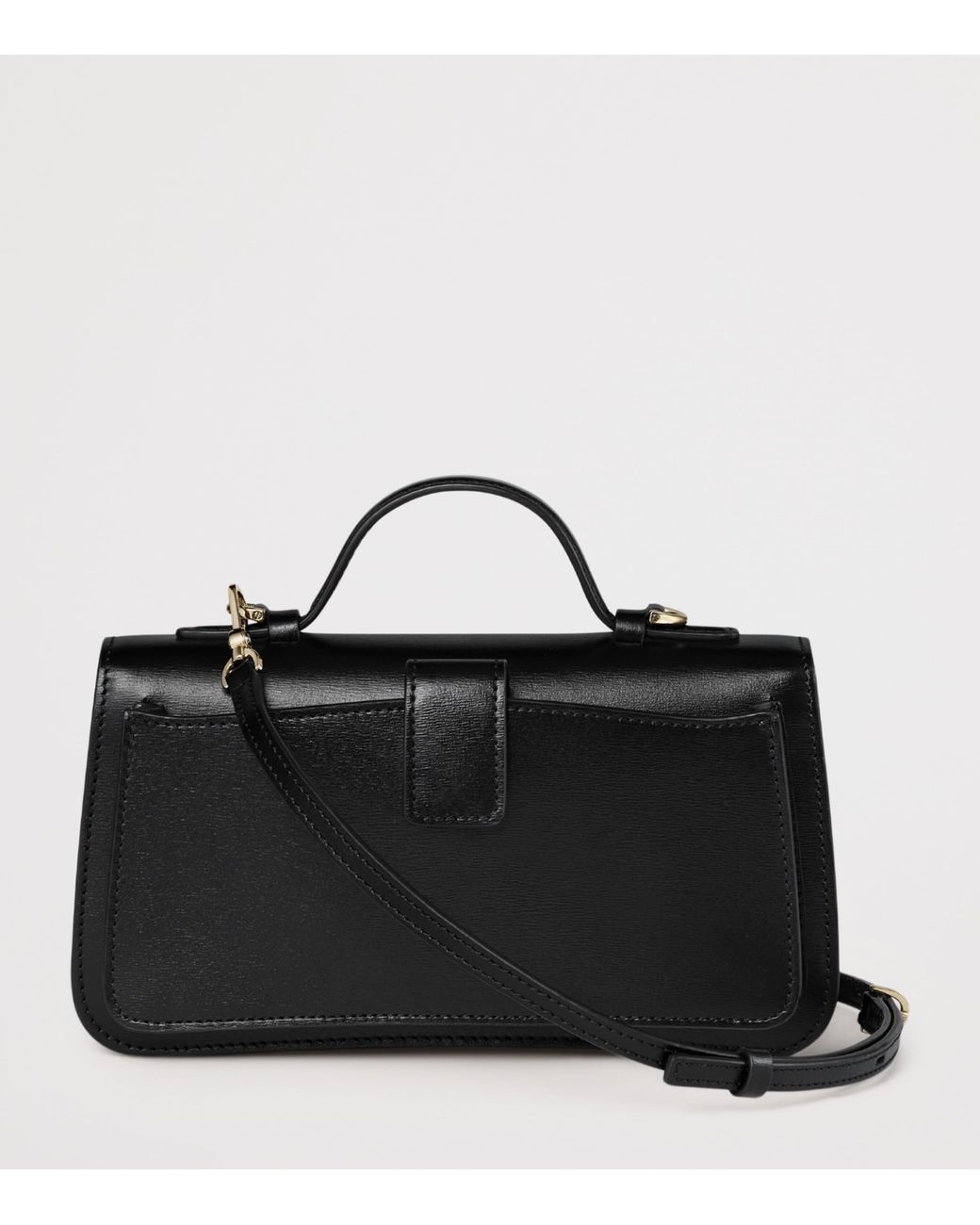 Cartier Black Small Leather Panthère De Top-Handle Bag