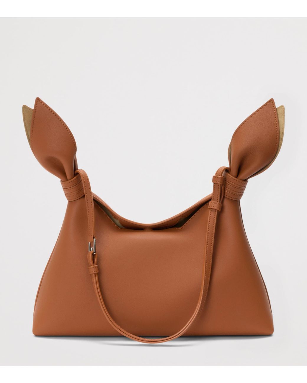 Loewe Brown Medium Leather Scarf Shoulder Bag