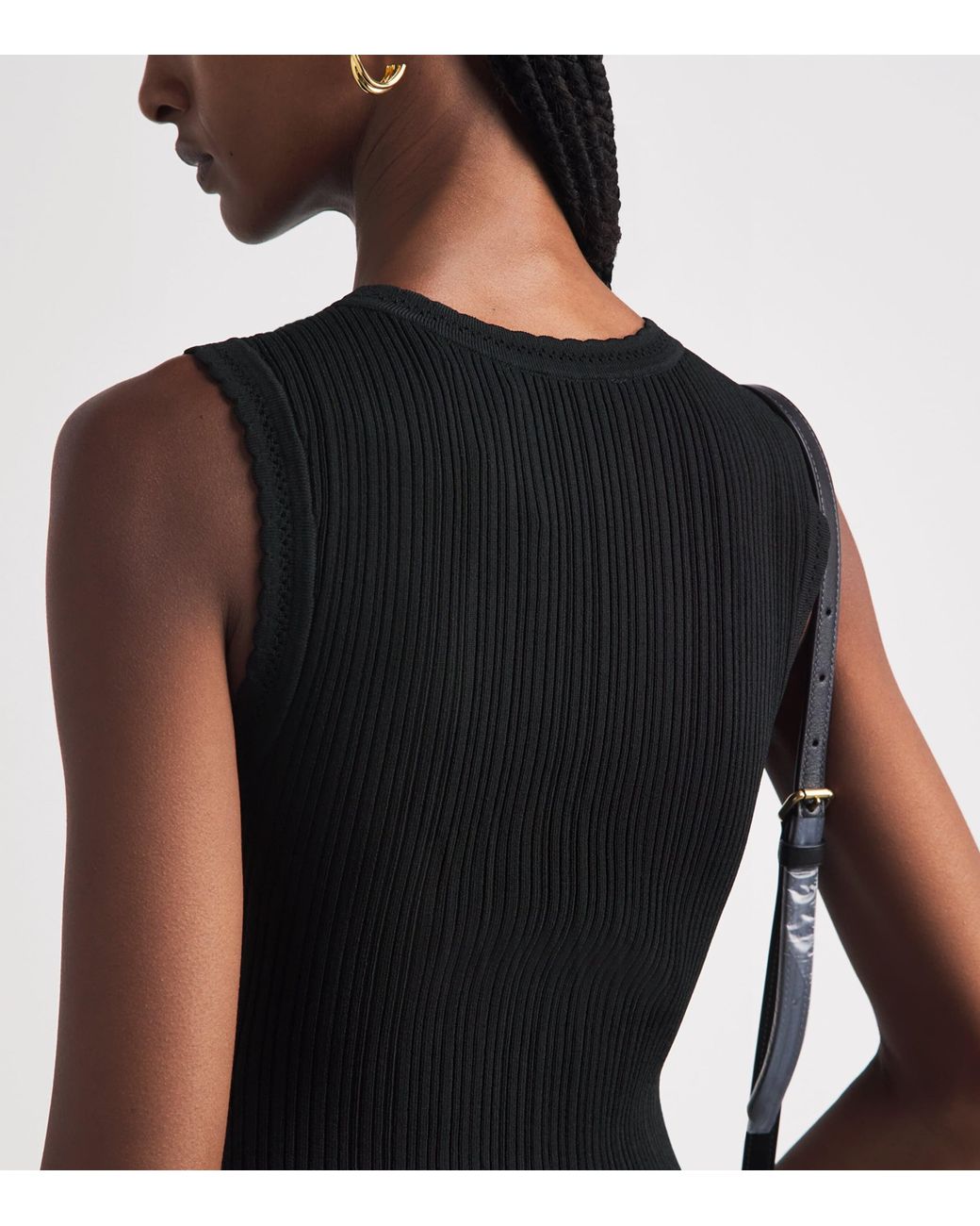 Sandro Black Knitted Mini Dress