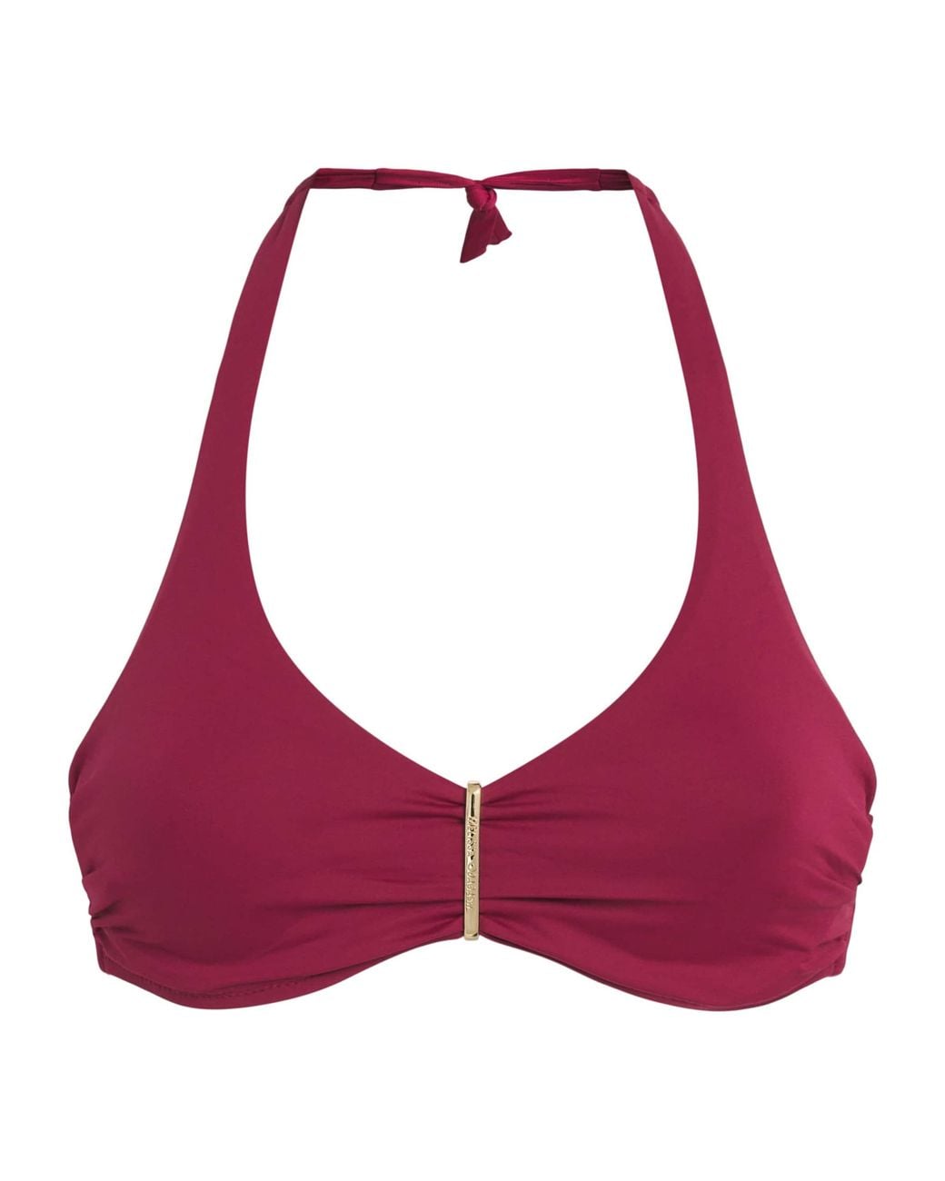 Melissa Odabash Red Halterneck Provence Bikini Top