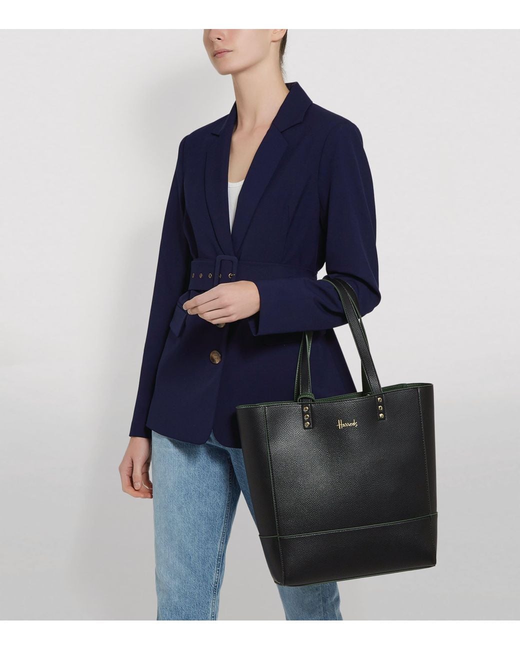 Harrods Green Fern Tote Bag