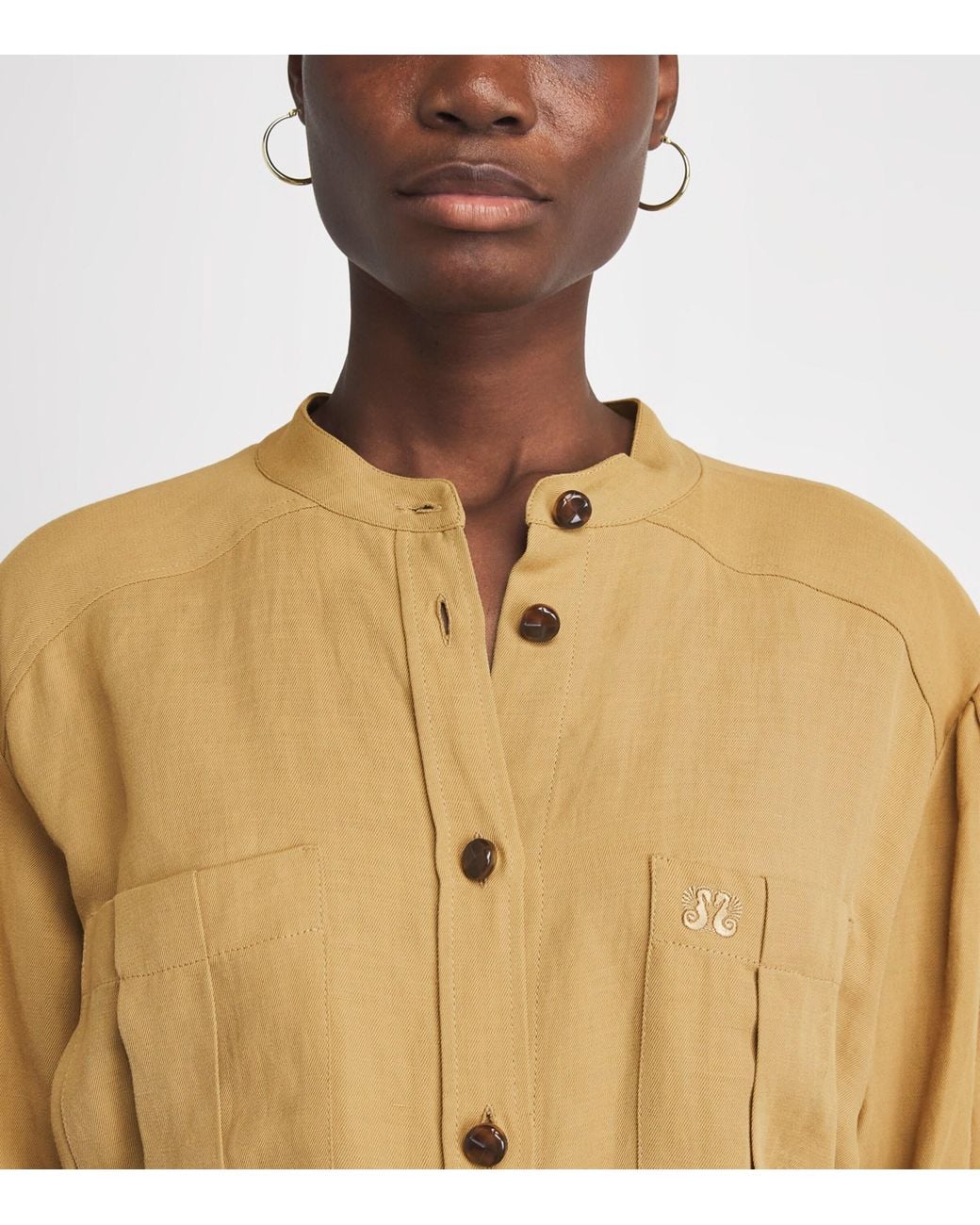 Blazé Milano Metallic Sensei Berber Midi Dress