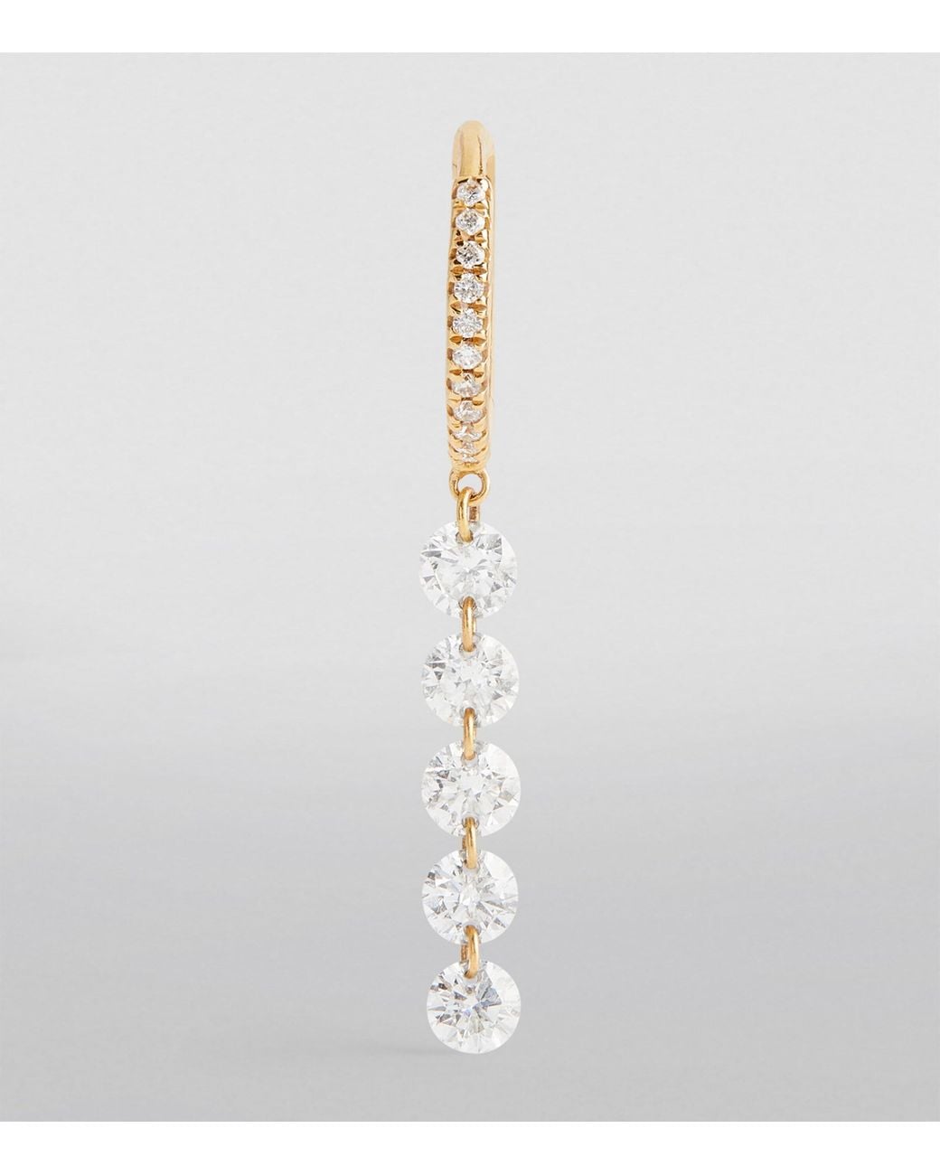 PERSÉE Metallic Diamond Piercings Single Earring