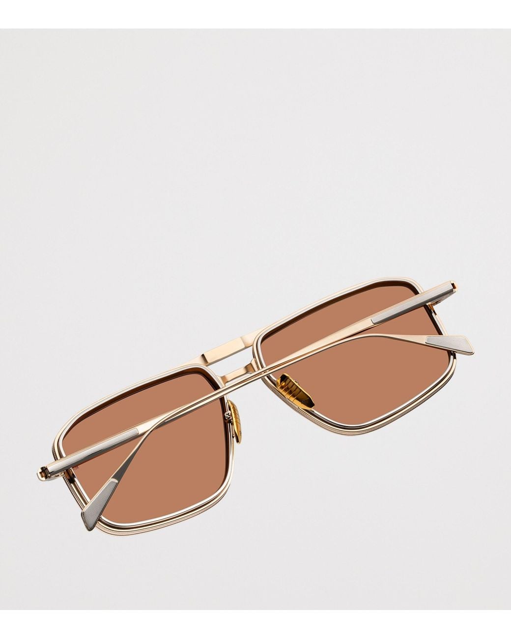 Jacques Marie Mage Pink Titanium Earl Aviator Sunglasses